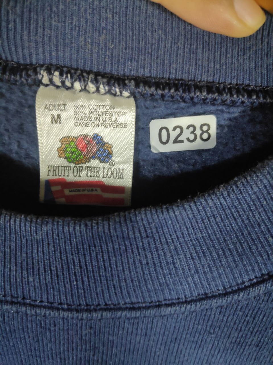 Fruit Of The Loom × Vintage Vtg 90s FOTL Fire Department Logo Sweatshirt Size M Size US M / EU 48-50 / 2 - 4 Thumbnail
