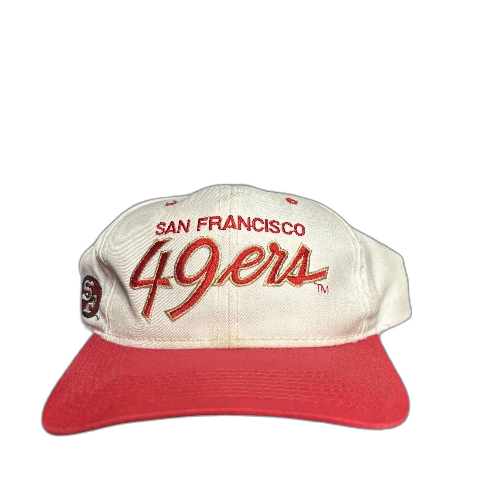Sports Specialties Vintage NFL 49ers Sports Specialties Scripts Snapback Hat Size US XXS / EU 40 - 4 Thumbnail