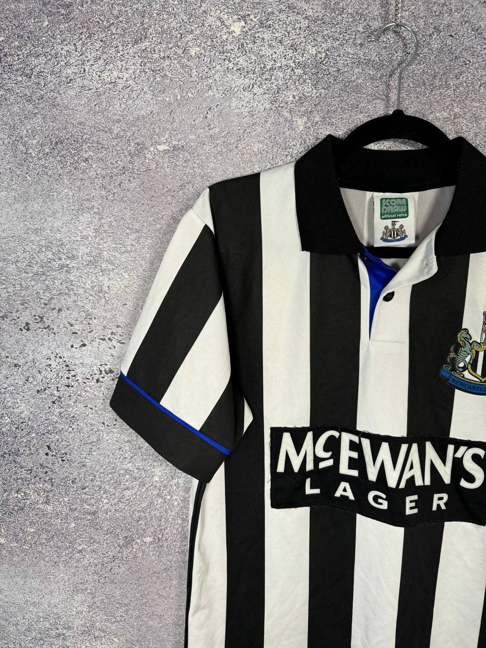 Vintage 90's Newcastle United 1993/94 Home 2 Score Draw Jersey Size US S / EU 44-46 / 1 - 3 Thumbnail