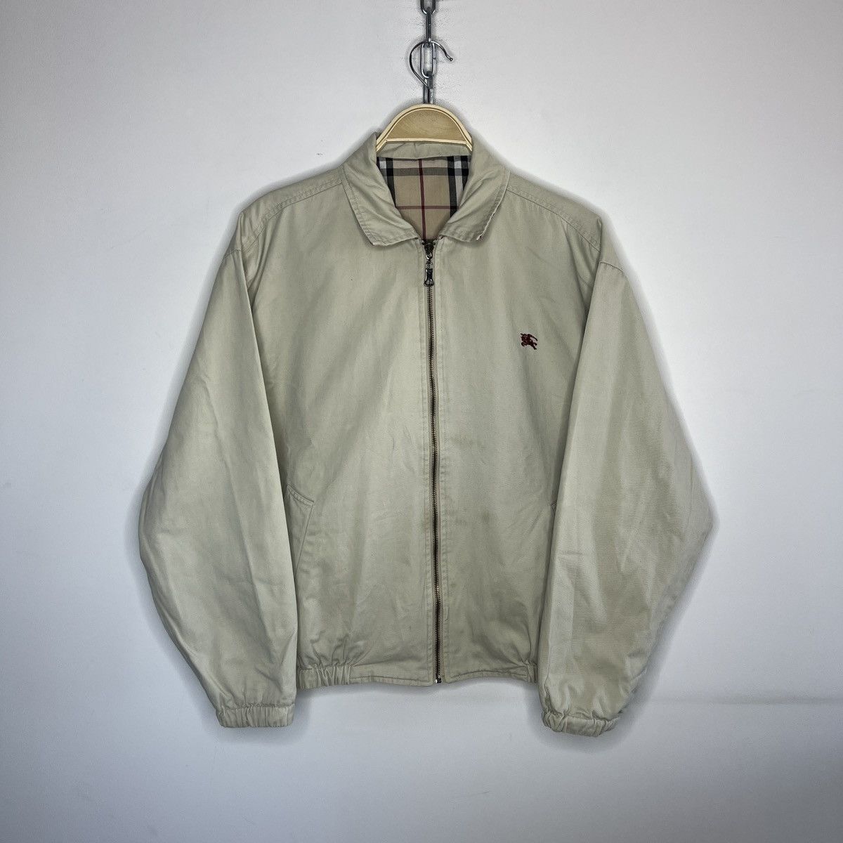 Burberry Burberr London Nova Check Jacket Reversible Bomber Beige Size US M / EU 48-50 / 2 - 2 Thumbnail