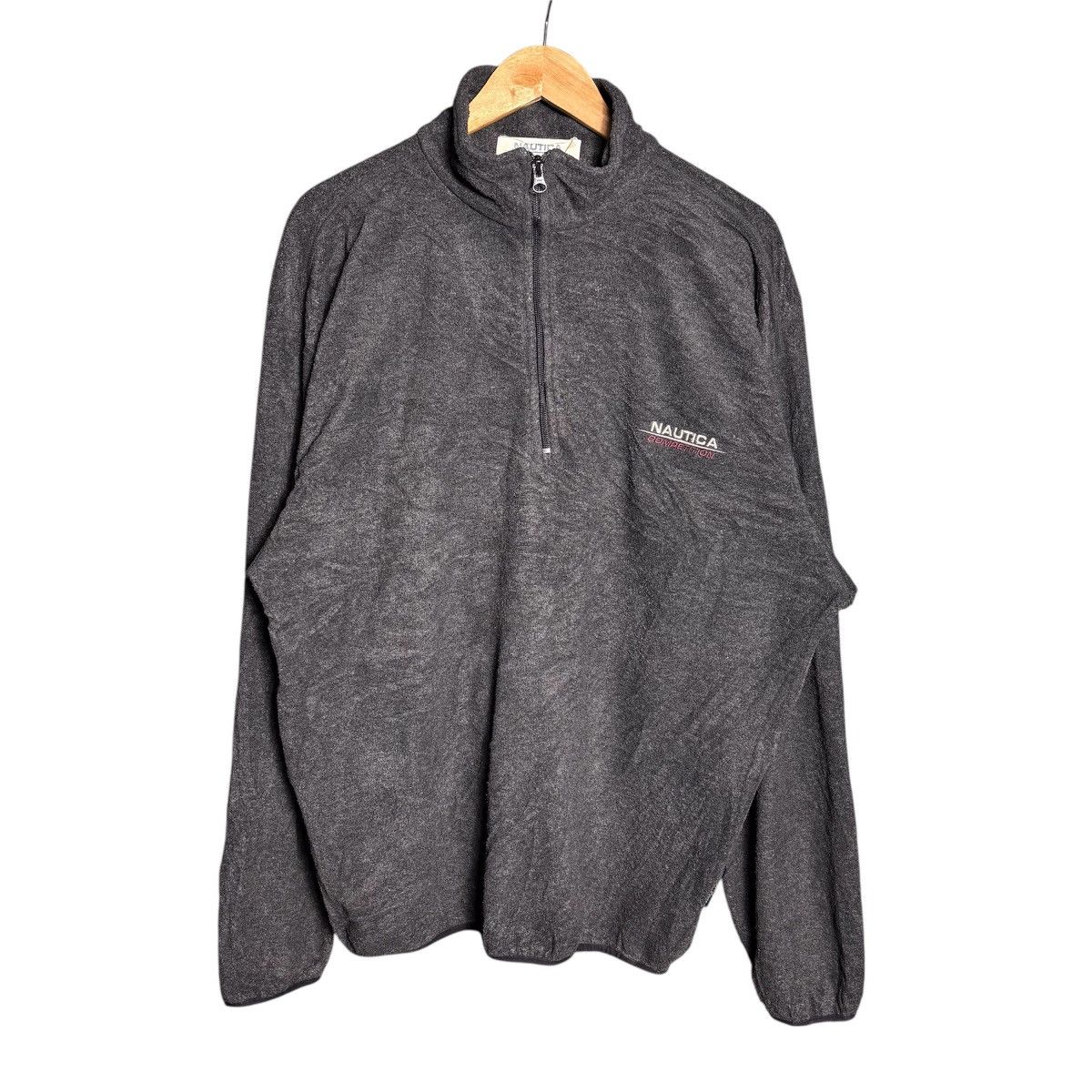 Nautica Vintage 90s Nautica Tech Half Zip Fleece Jacket Size US XL / EU 56 / 4 - 1 Thumbnail