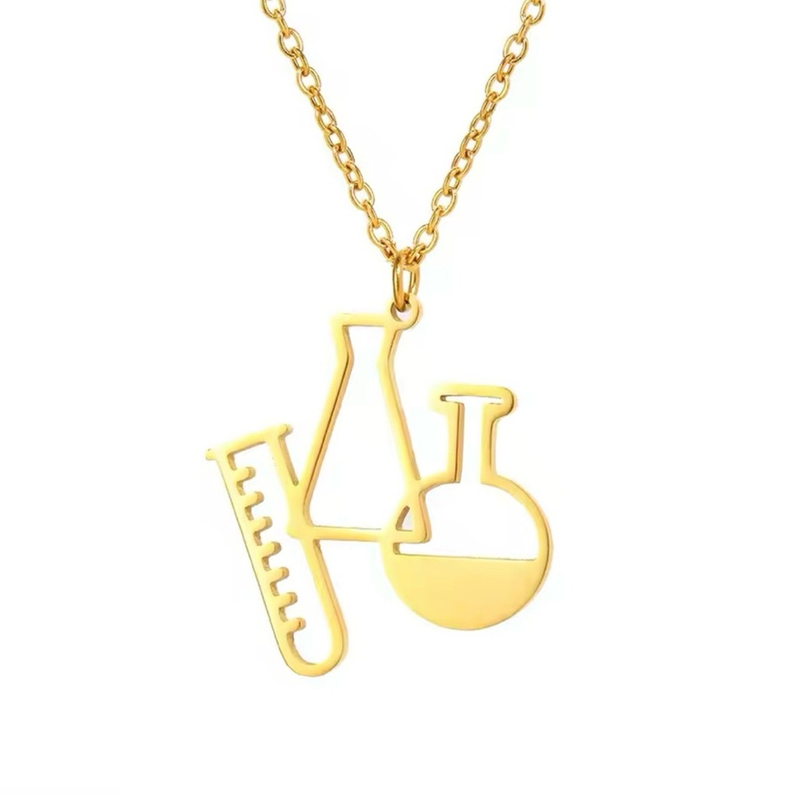 Other Stainless Steel Necklaces New Design Chemical Chemistry Size ONE SIZE - 4 Thumbnail