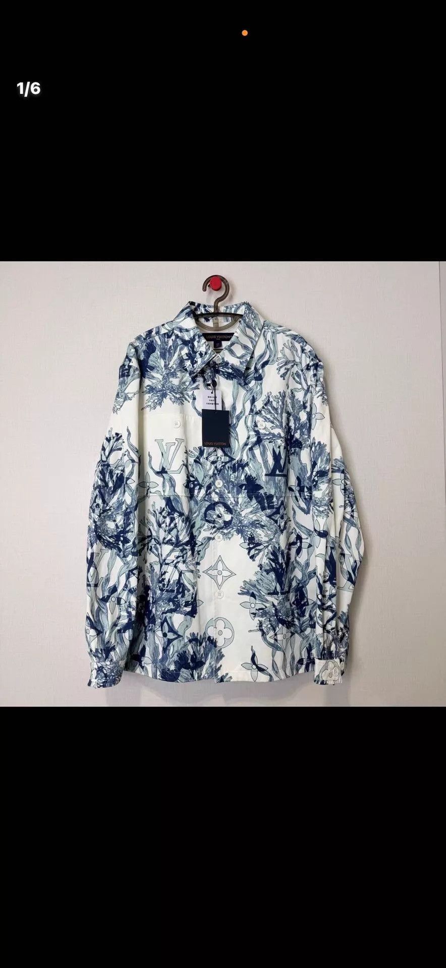 Louis Vuitton LV Seagrass Print Shirt L Size US L / EU 52-54 / 3 - 1 Thumbnail