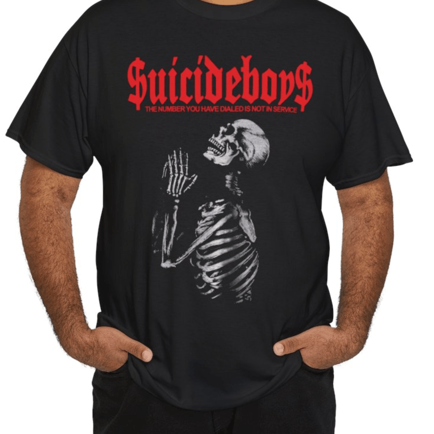 Band Tees SUICIDEBOYS SHIRT, suicideboys rap shirt, hiphop shirt, Size US L / EU 52-54 / 3 - 7 Thumbnail