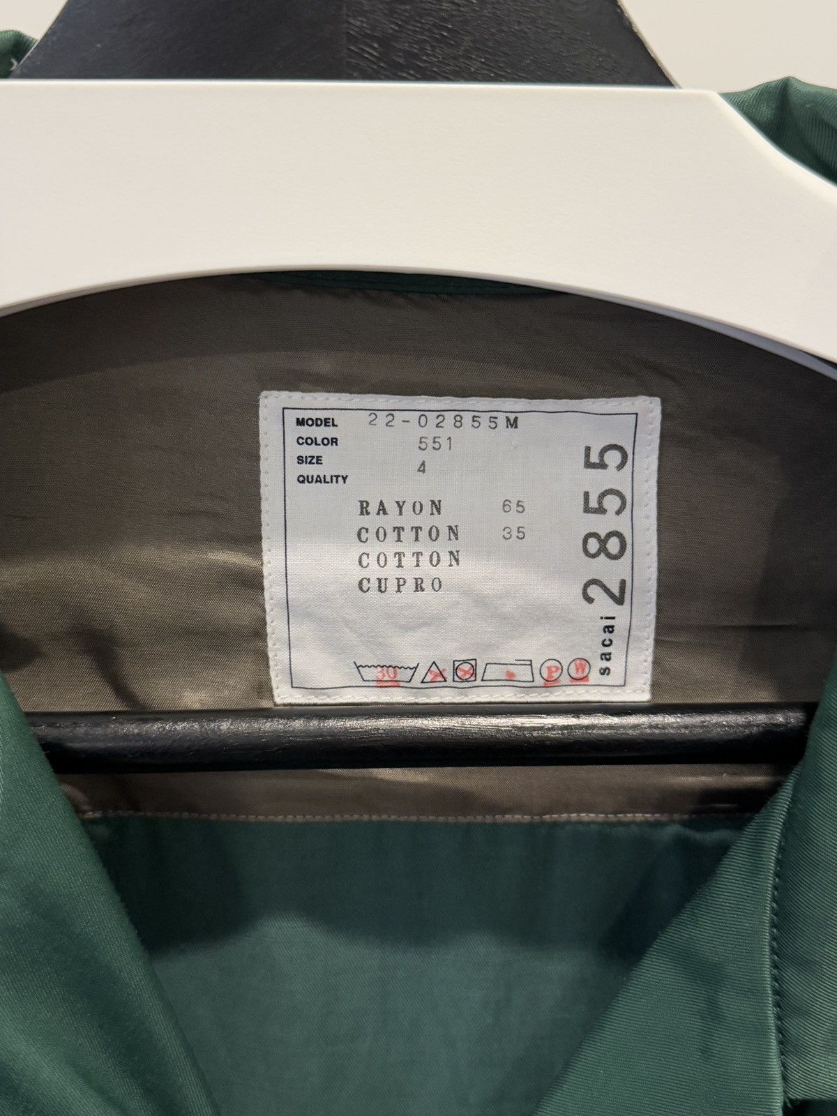 Sacai Sacai Bowling Shirt Size US XL / EU 56 / 4 - 4 Thumbnail