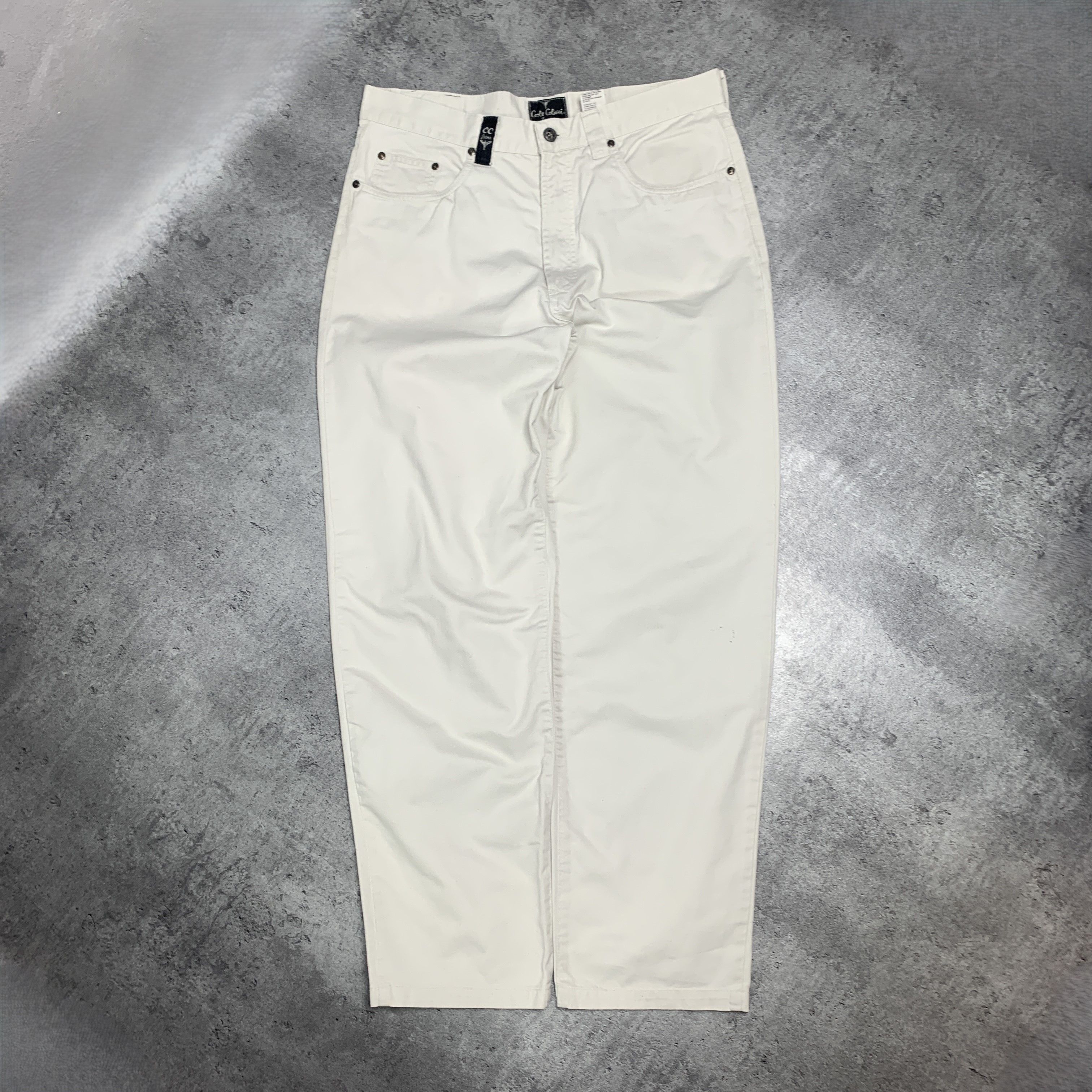 Carlo Colucci Carlo Colucci cream pants - W36 Size US 36 / EU 52 - 1 Thumbnail