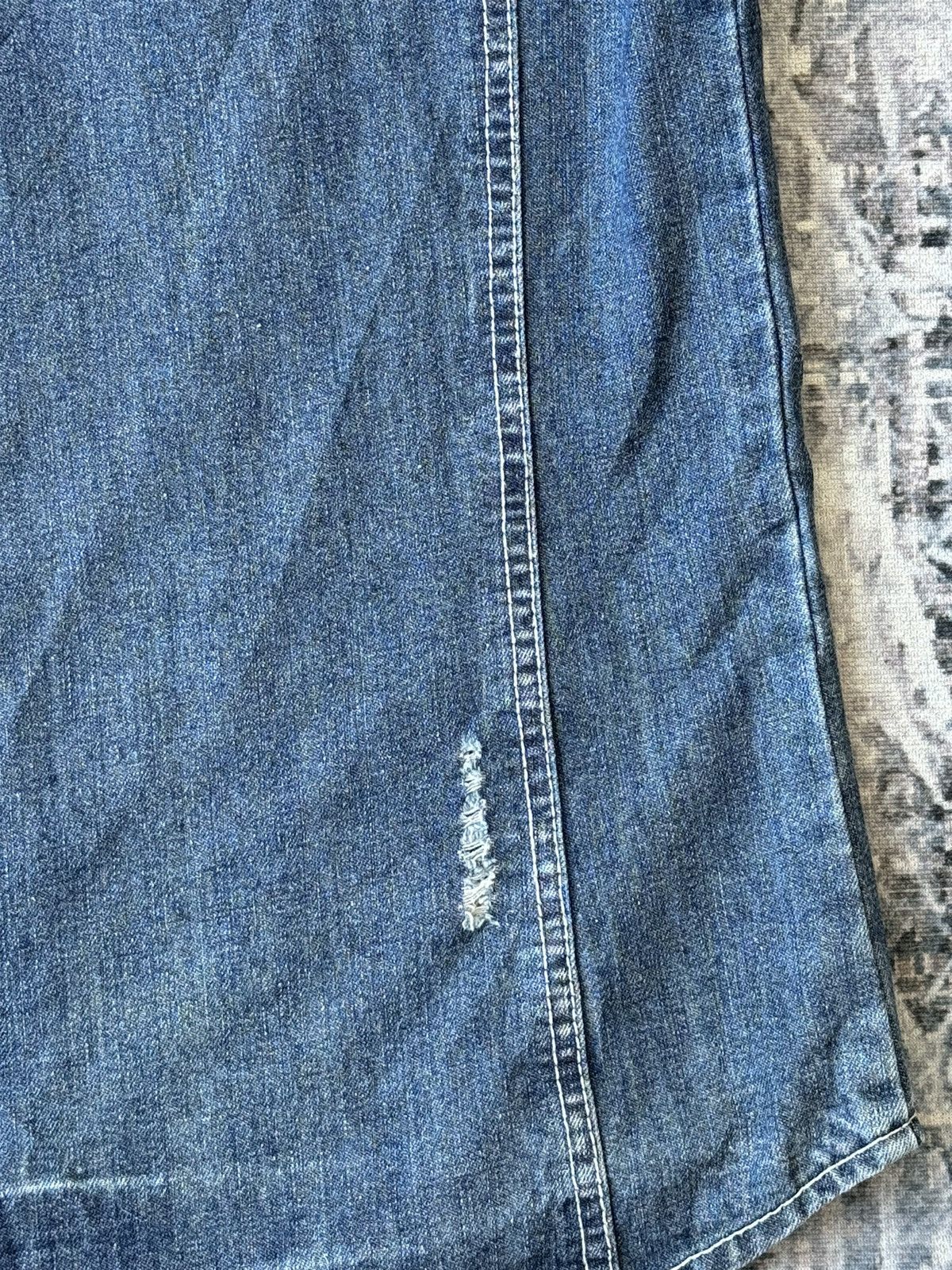 In The Attic Vintage In The Attic Tactical Button Denim Jacket Size US L / EU 52-54 / 3 - 6 Thumbnail
