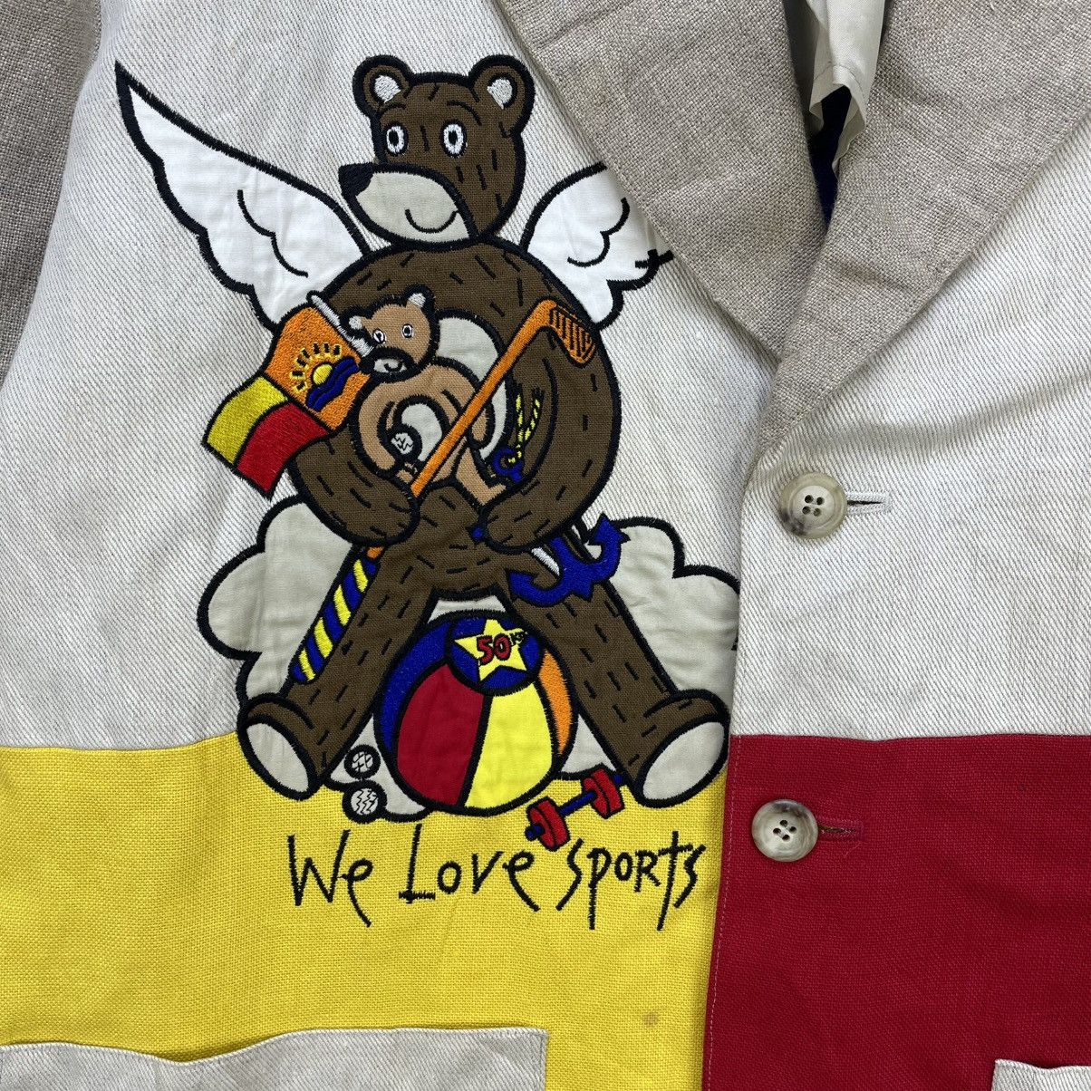 Designer × Jean Charles De Castelbajac 💥Vintage Jean Charles De Castelbajac Colour Block Jacket Size US M / EU 48-50 / 2 - 5 Thumbnail