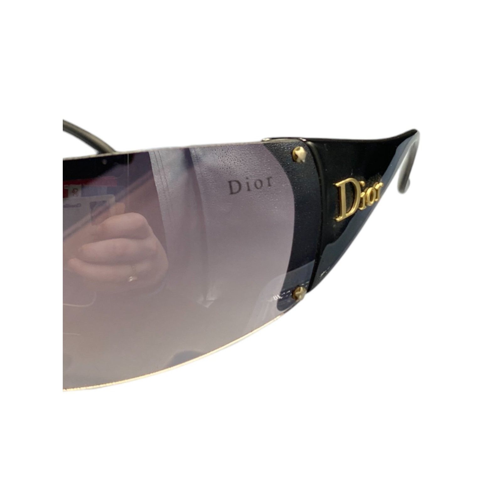 Dior Ski 5 Rimless Black Sunglasses Size ONE SIZE - 8 Thumbnail