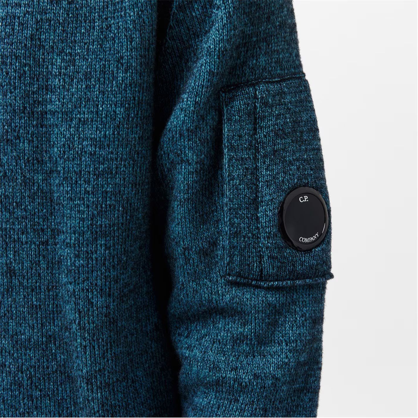 C.P. Company o1g2r1mq0426 Crew Knitted Turtle Neck Jumper in Blue Size US S / EU 44-46 / 1 - 5 Thumbnail