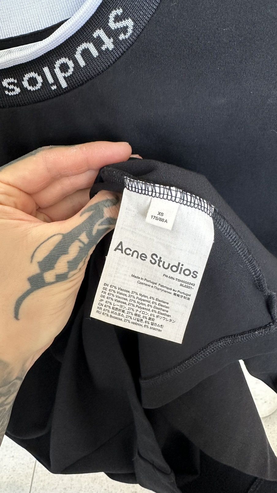 Acne Studios Acne Studios Extorr Neck Logo Size US XS / EU 42 / 0 - 5 Thumbnail