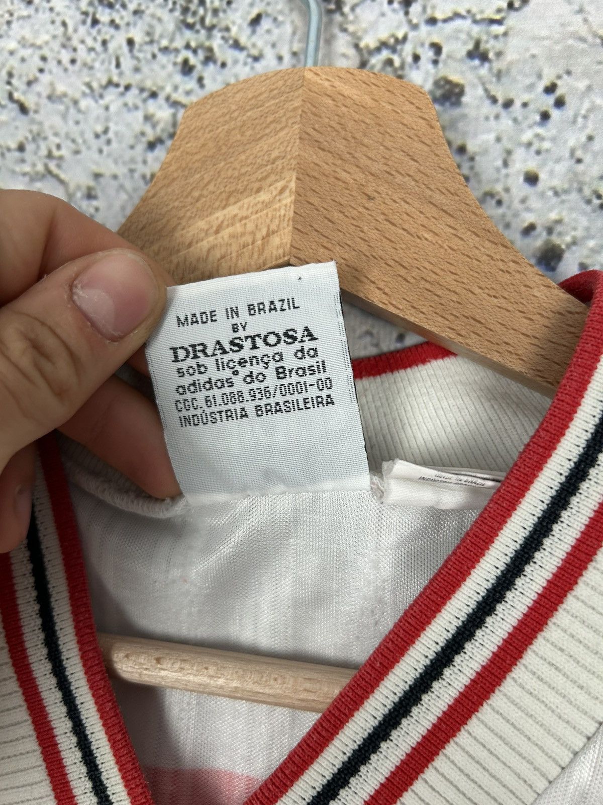 Adidas Vintage Adidas Sao Paolo 90s Soccer Jersey Football #7 Rare Size US M / EU 48-50 / 2 - 8 Thumbnail