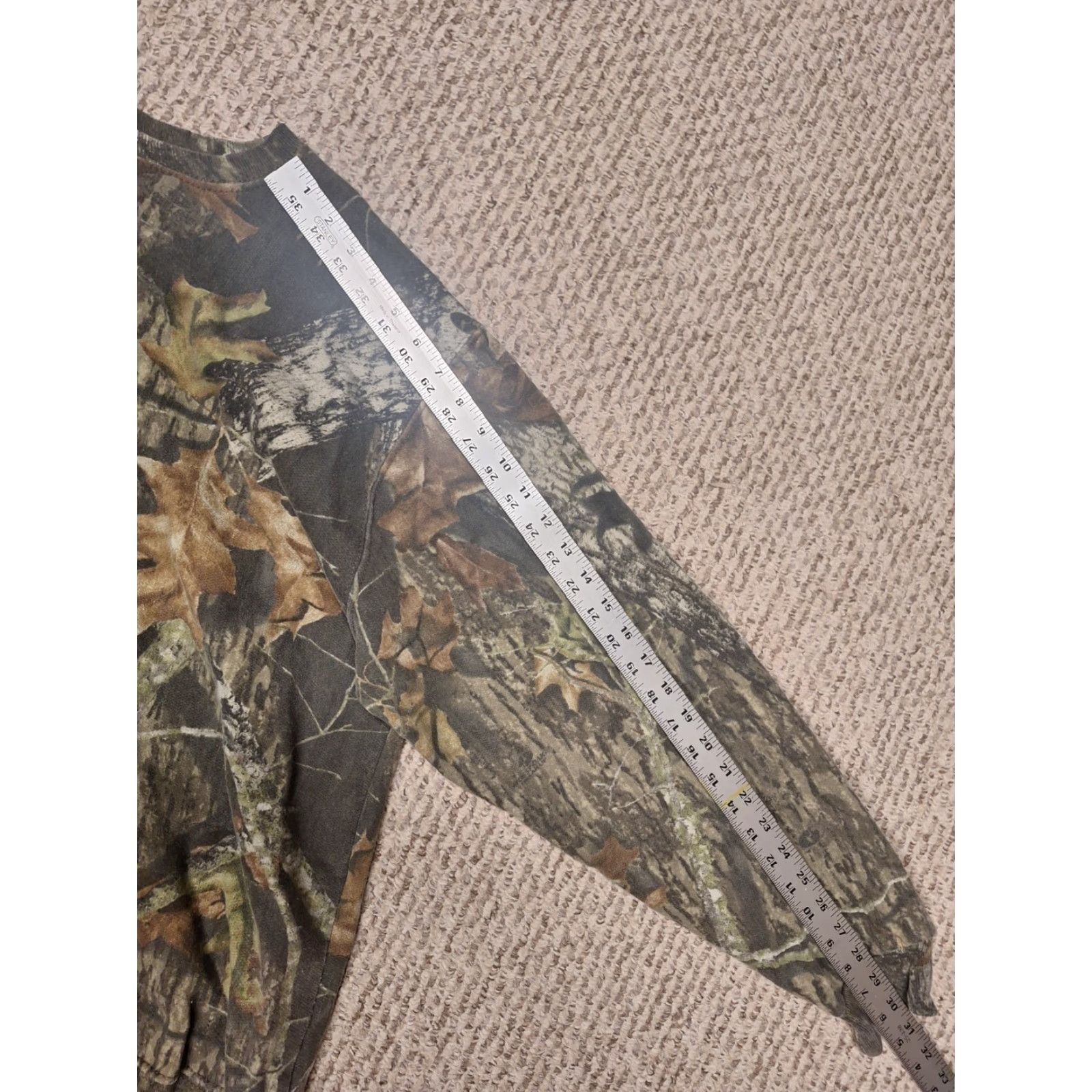 Jerzees VINTAGE Jerzees Sweatshirt Leaf Camo Realtree Hunting Outdoors Crew Neck Long Sleeve L Men Brown 90s Pullover Size US L / EU 52-54 / 3 - 5 Thumbnail