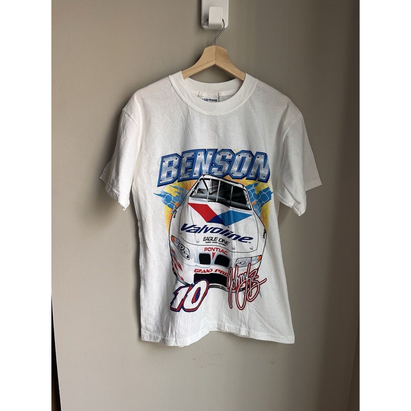 NASCAR VINTAGE NASCAR JOHNNY BENSON #10 VALVOLINE RACING MEDIUM 90S Size US M / EU 48-50 / 2 - 1 Thumbnail