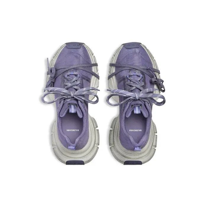Balenciaga o1bcso1str0526 3XL Net Sneakers in Purple Size US 10 / IT 40 - 5 Thumbnail