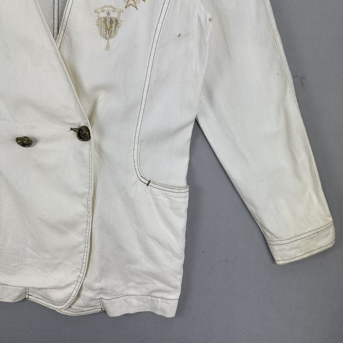 Japanese Brand Vintage 90's Cardigan Embroidered Logo by Ville d'azur40 Size S / US 4 / IT 40 - 3 Thumbnail
