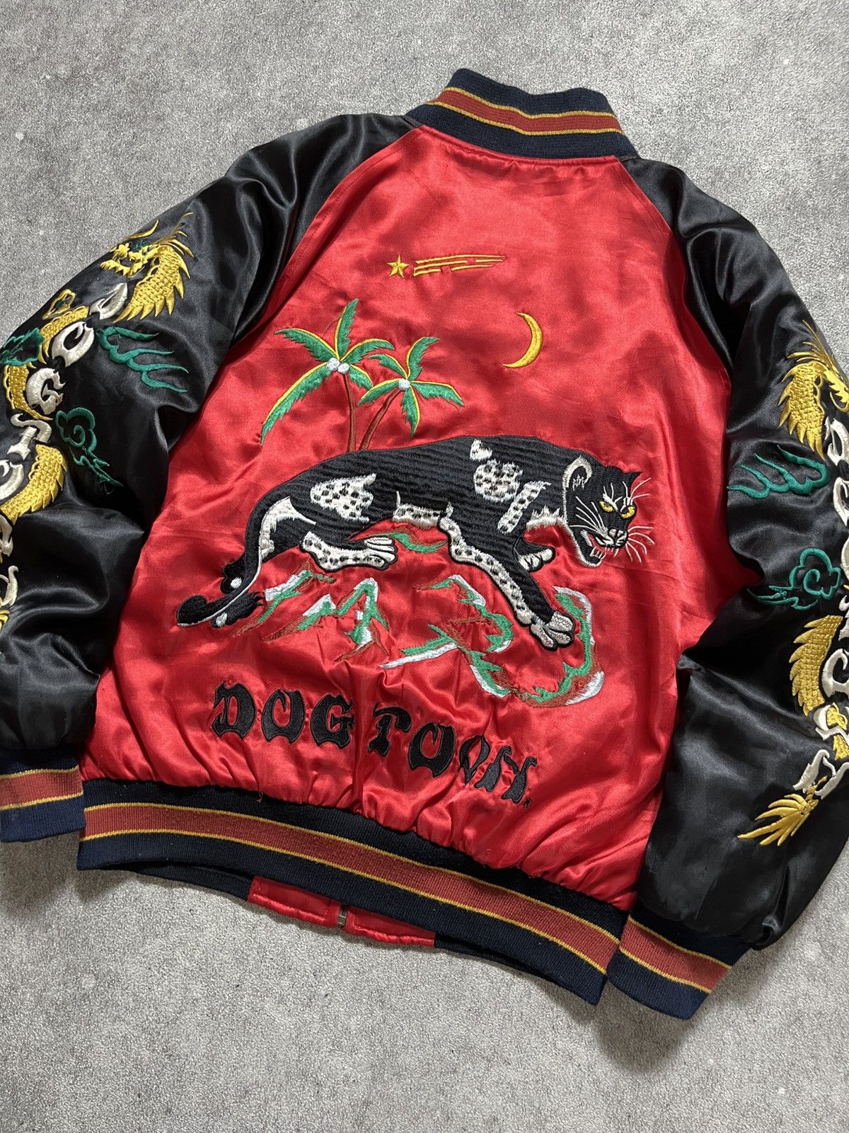 Dogtown ⚡️Rare⚡️ Vintage Dogtown Black Panther Dragon Souvenir Jacket Size US M / EU 48-50 / 2 - 4 Thumbnail