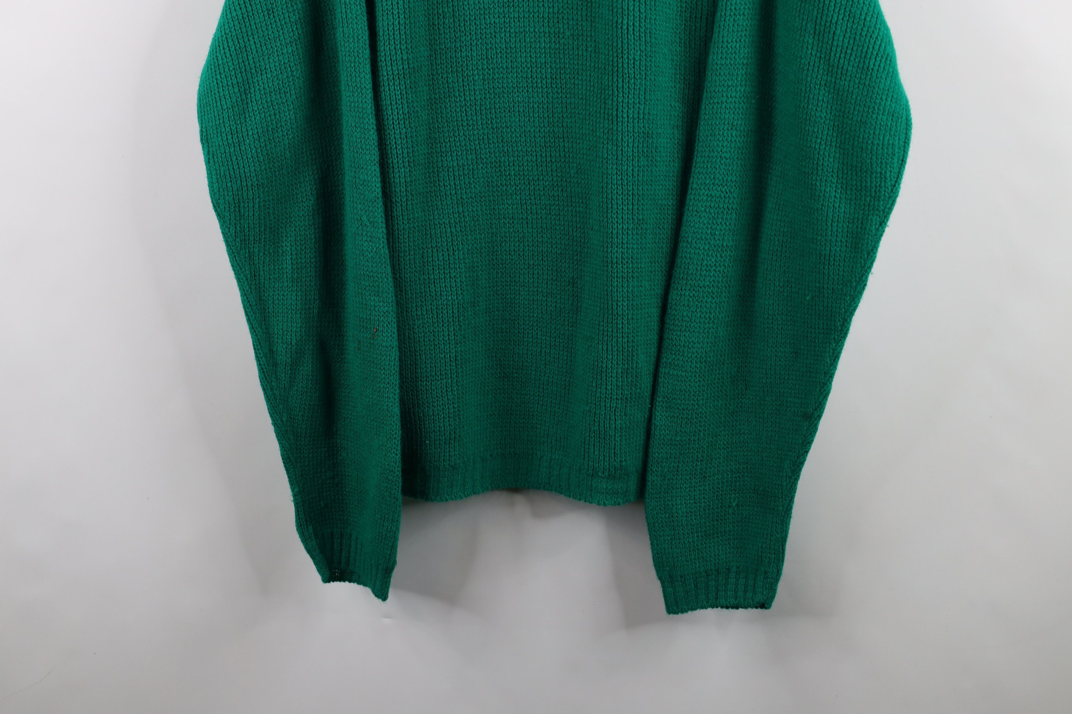 Vintage Vintage 70s Streetwear Blank Ribbed Knit V-Neck Sweater Size US XXL / EU 58 / 5 - 3 Thumbnail