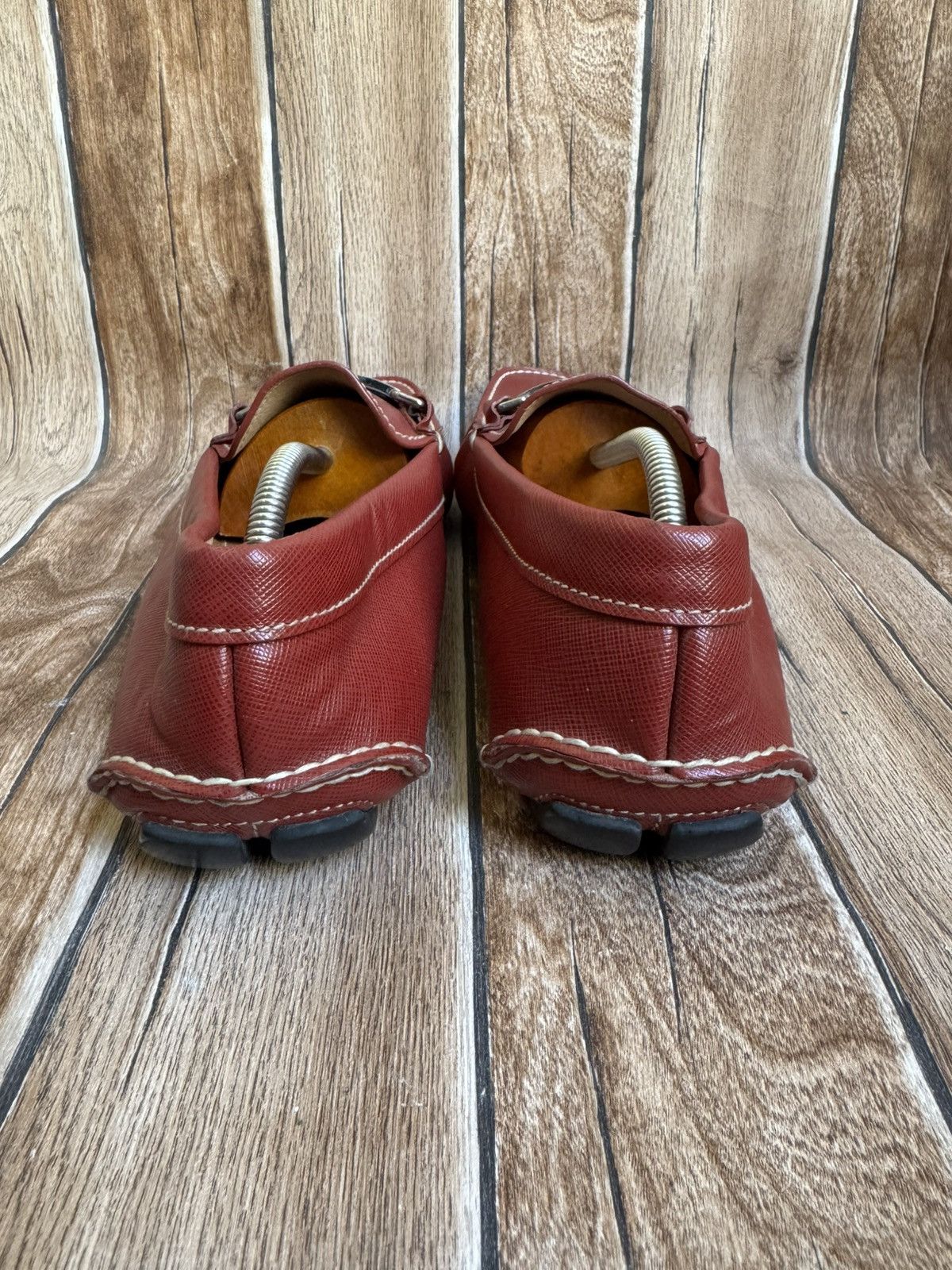 Prada logo leather loafers Size US 10 / EU 43 - 11 Thumbnail