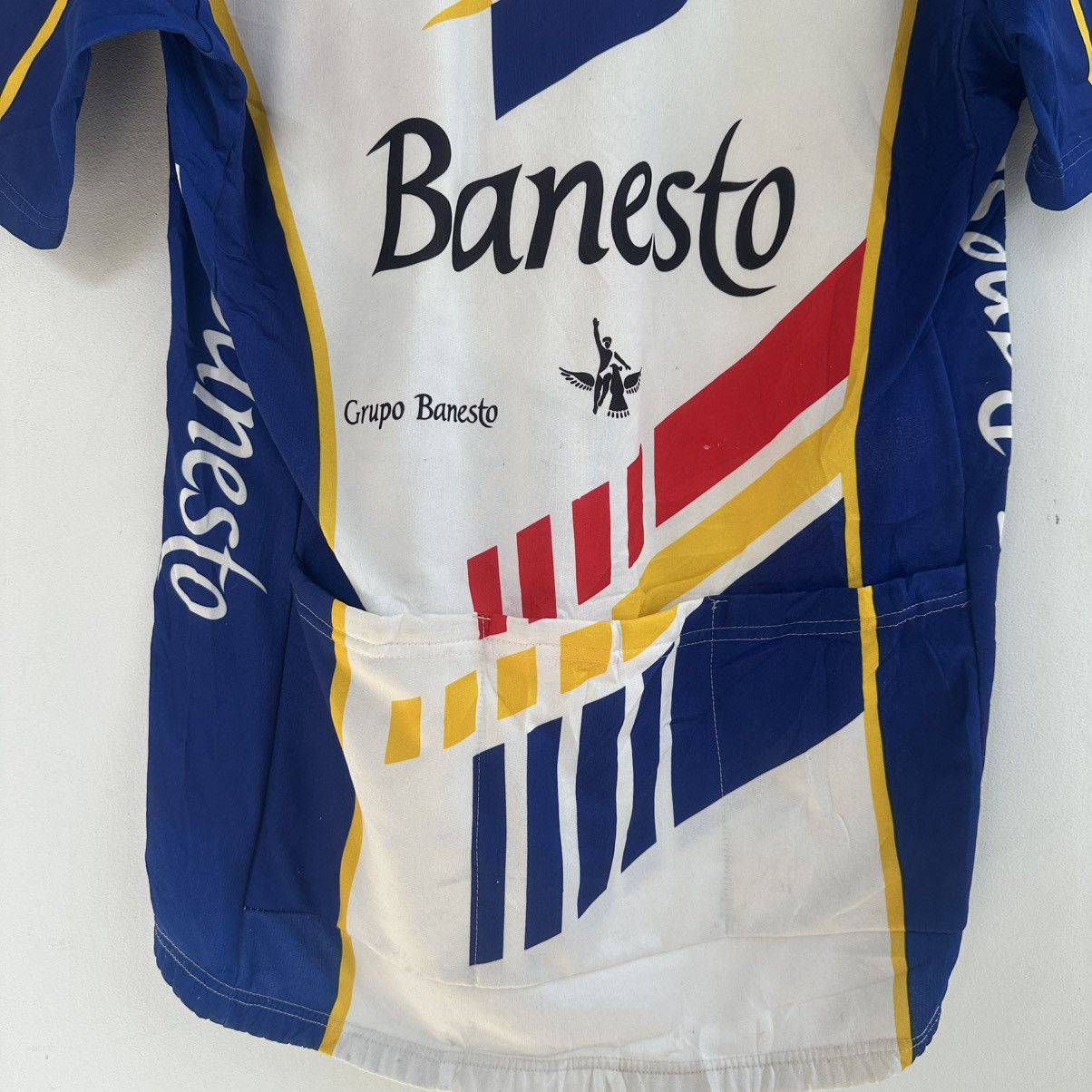 Bicycle Banesto Compagnolo Vintage Cycling Jersey Size US XL / EU 56 / 4 - 8 Thumbnail