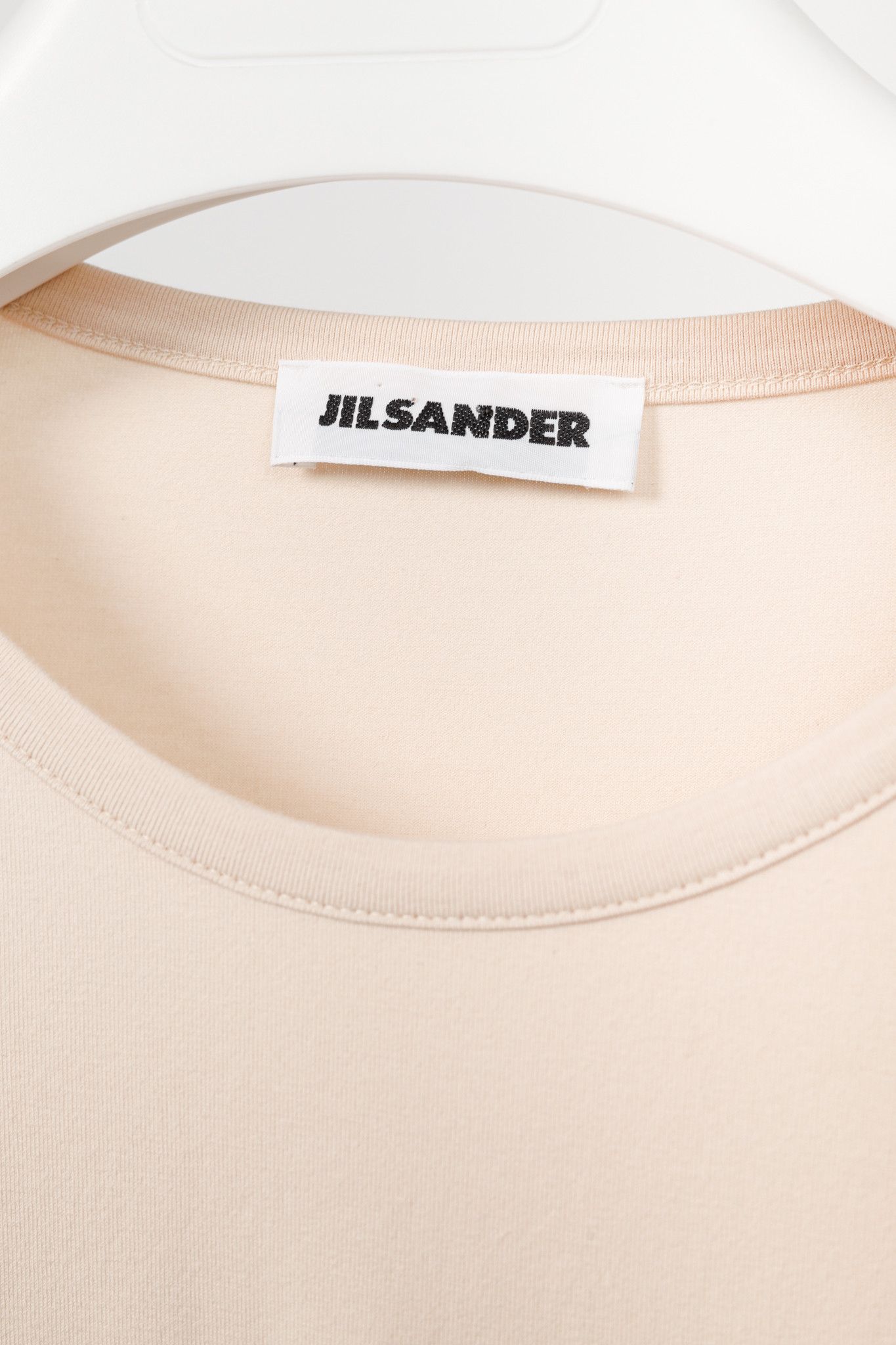 Jil Sander Jil Sander Peach Cotton Long-Sleeve T-Shirt Size L / US 10 / IT 46 - 4 Thumbnail