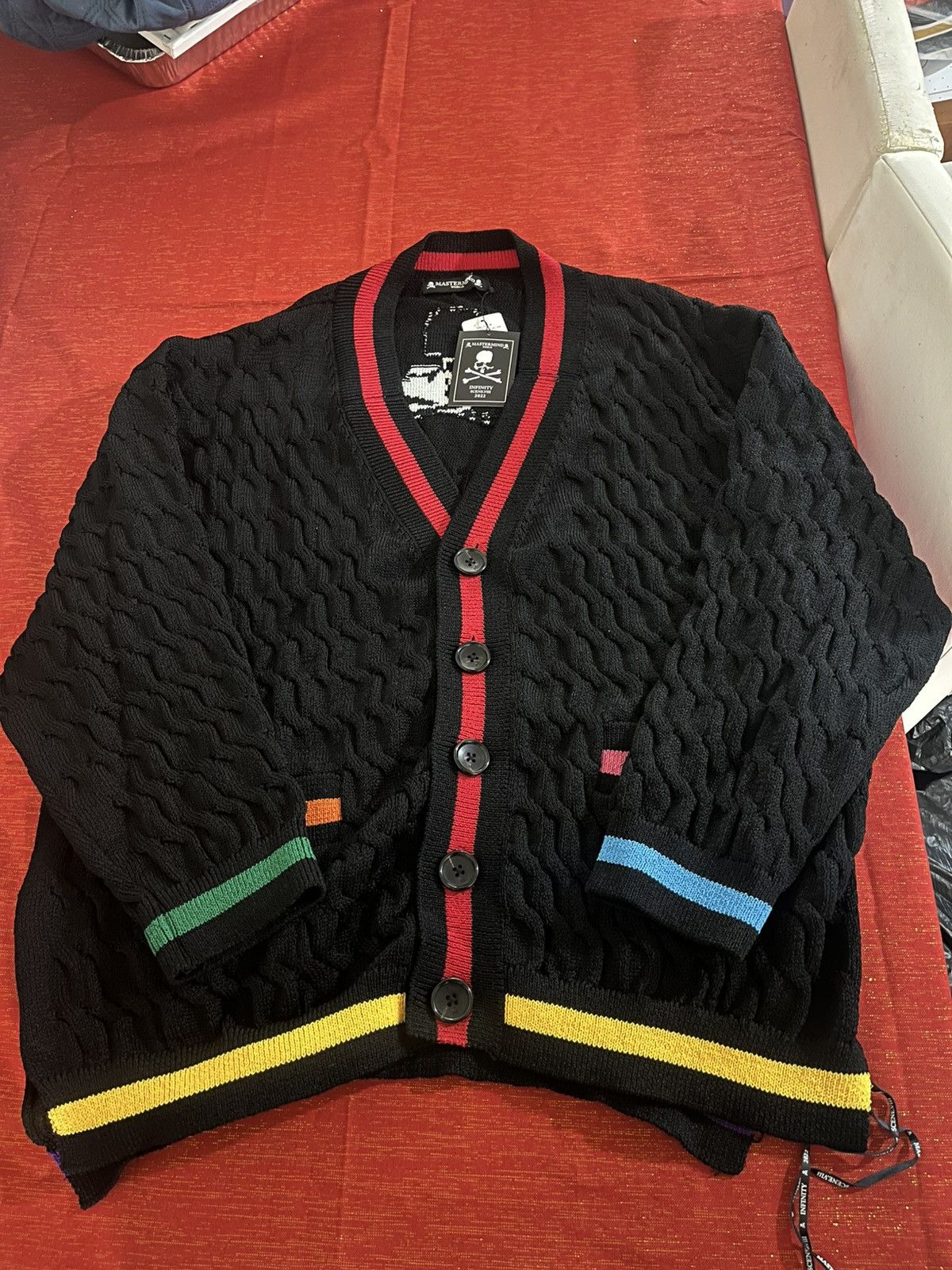 Mastermind Japan Mastermind Japan Cardigan Sz S Size US S / EU 44-46 / 1 - 16 Thumbnail
