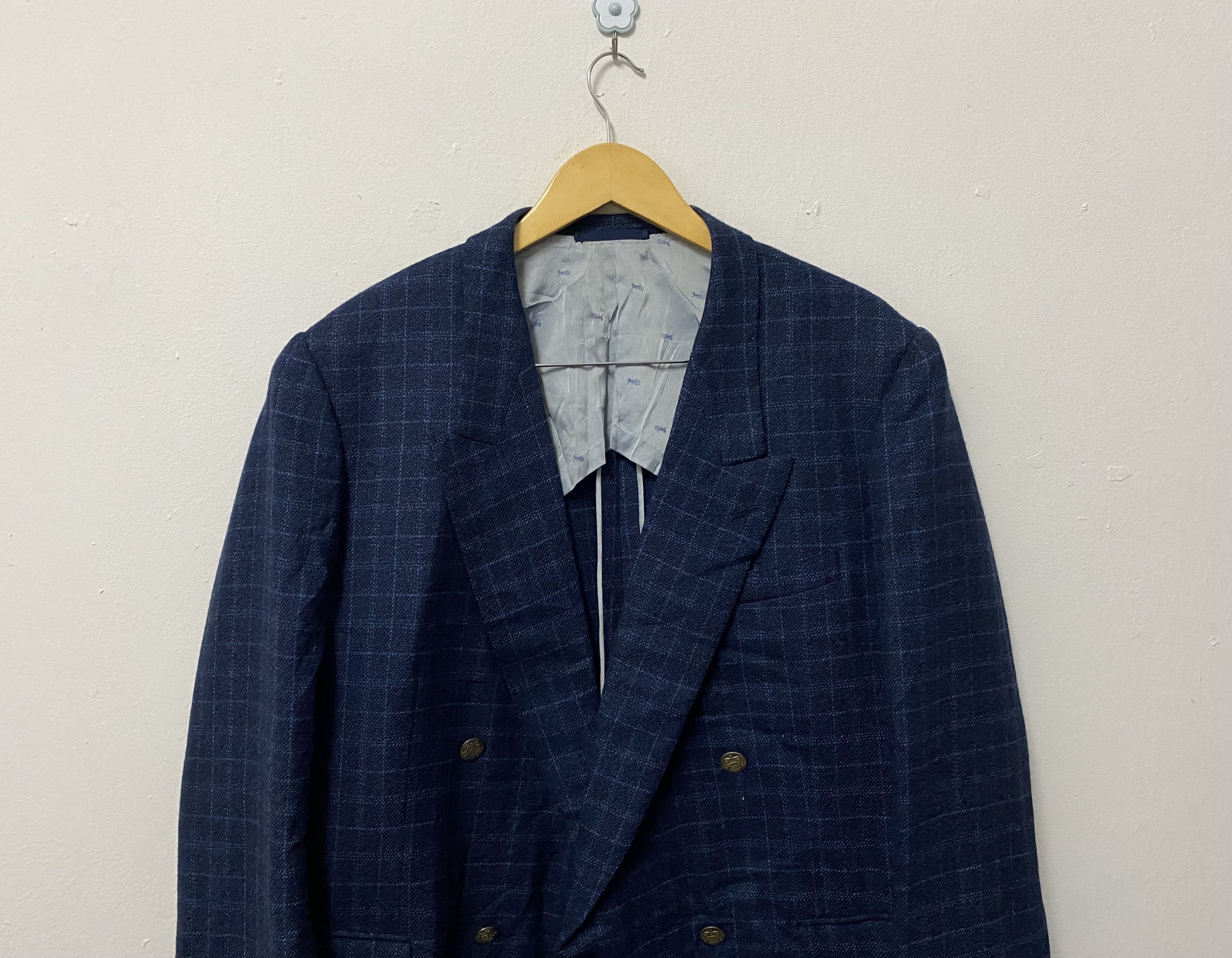 Japanese Brand Mitsukoshi Designer Japan Single Button Coat Blazer Size 54R - 3 Thumbnail