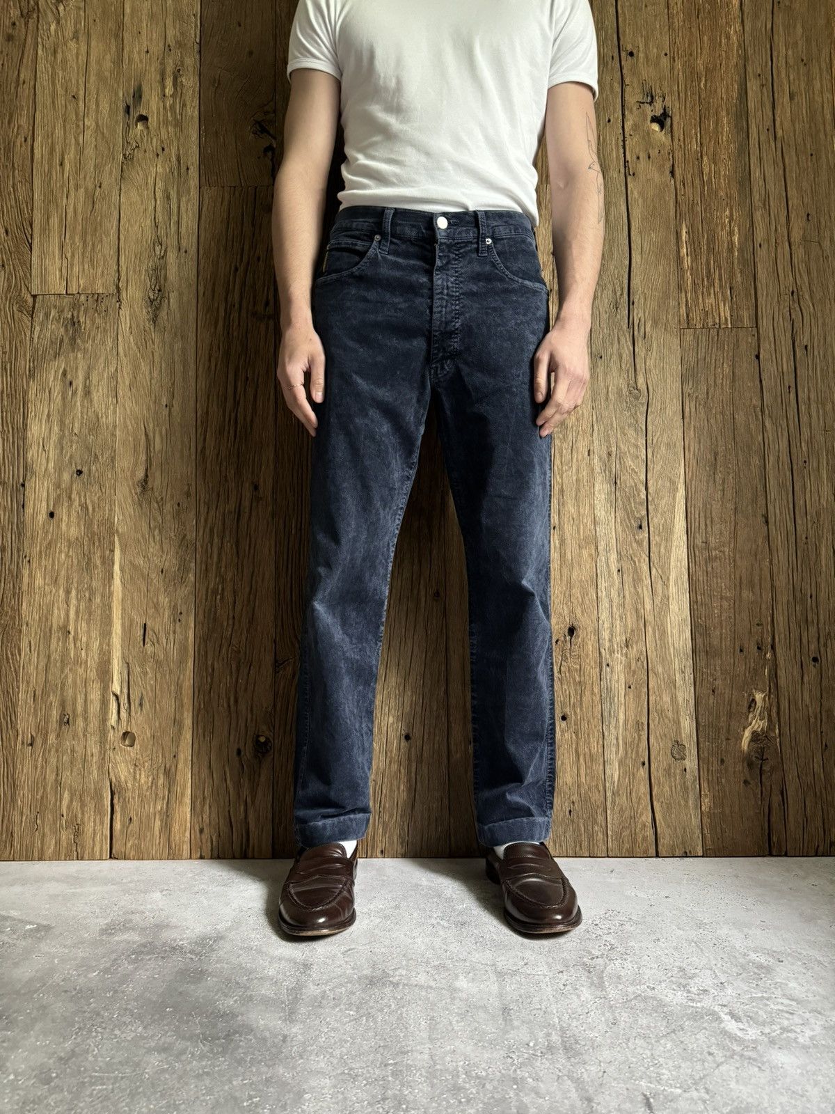 パンツ 90s Giorgio Armani wide corduroy slacks Armani × Giorgio Armani × Vintage Vintage 90s Giorgio Armani