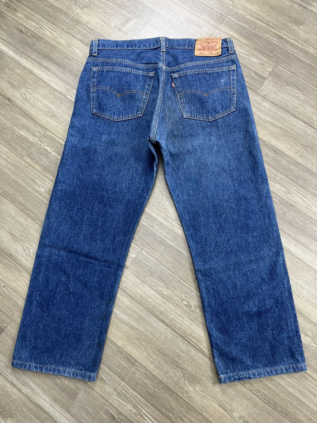 Levi's Vintage Clothing 🇺🇸1990s Vintage Levis 501XX 38x32 Straight Leg Blue Jeans Size US 38 / EU 54 - 19 Thumbnail
