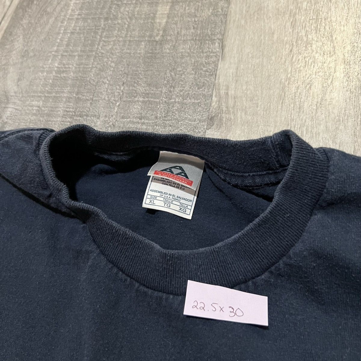 Alstyle × Vintage VTG San Pedro California Y2K Navy Blue Old English T Shirt Size US L / EU 52-54 / 3 - 4 Thumbnail