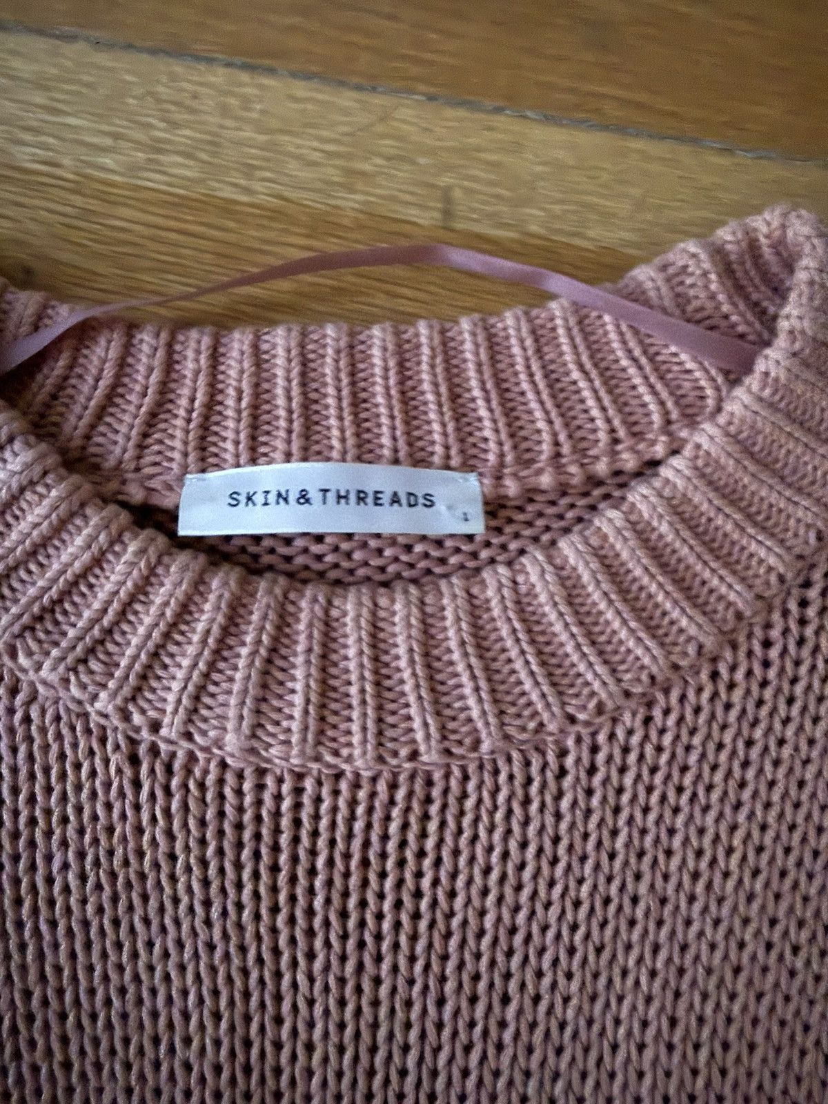 Other Skin & Threads - Dusky Pink Linen/cotton Knit Size S / US 4 / IT 40 - 1 Thumbnail