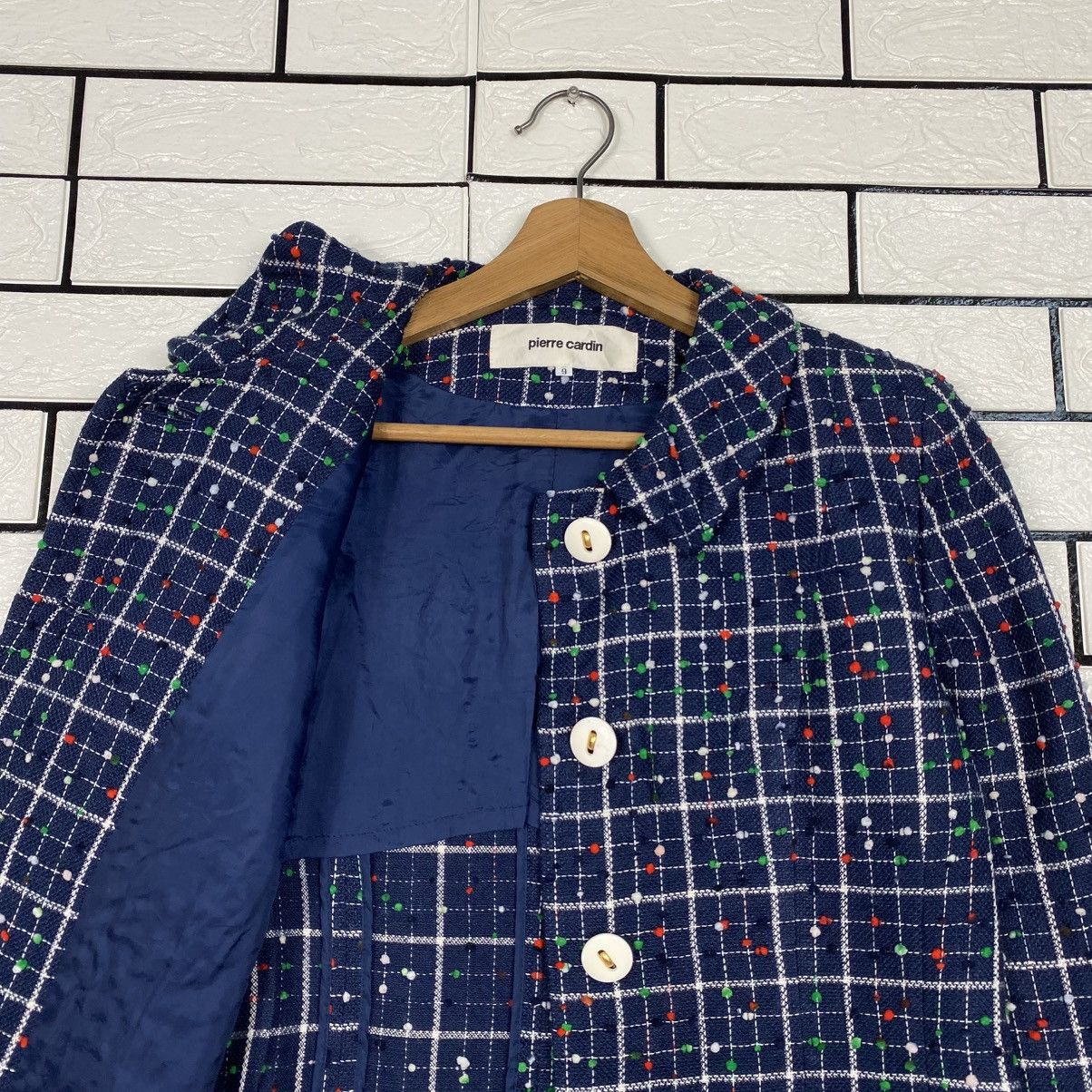 Pierre Cardin 📌Vintage Tweed Jacket Button Pierre Cardin Size M / US 6-8 / IT 42-44 - 13 Thumbnail