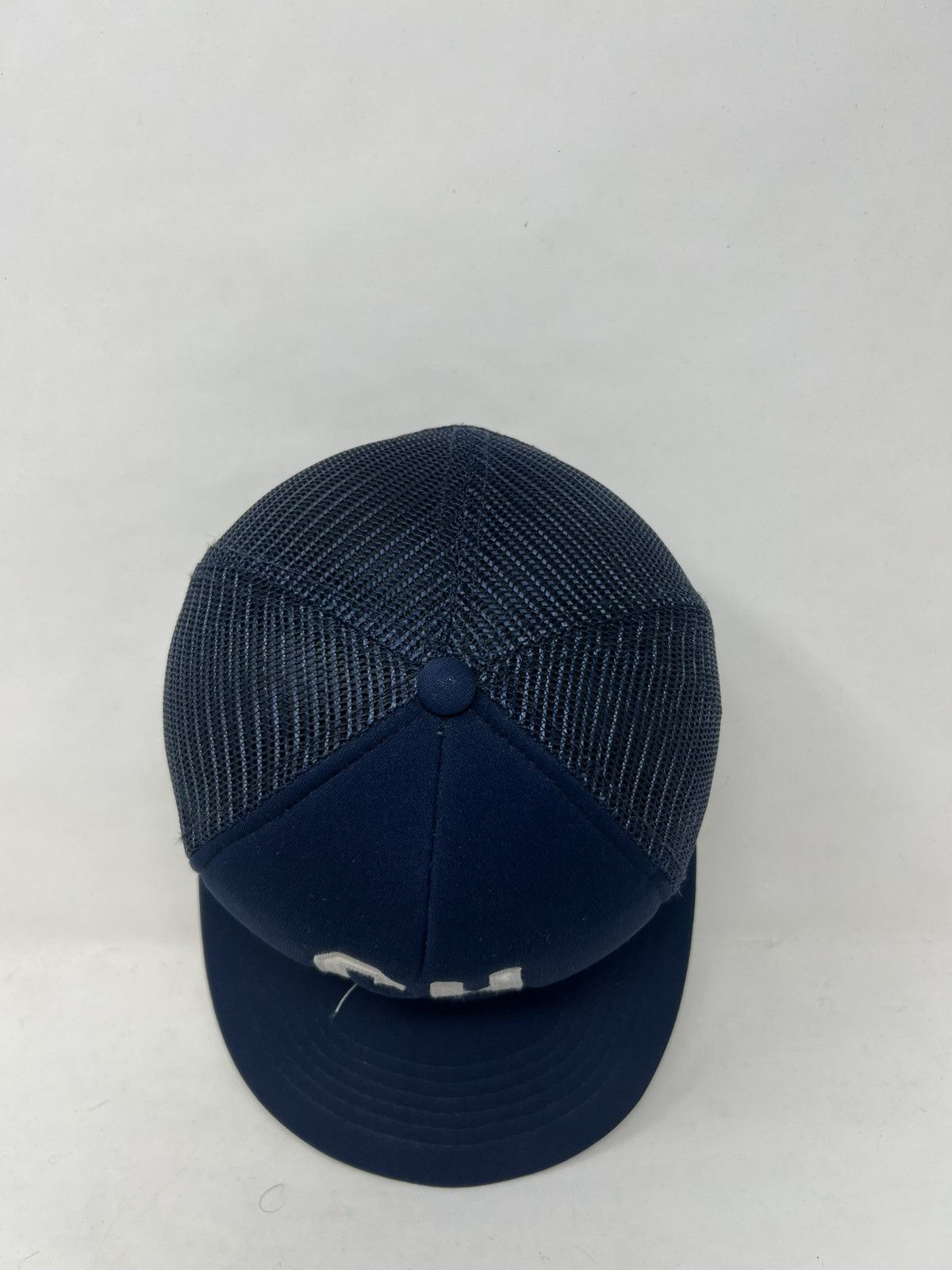 Vintage Vintage New Era CH Indigo Trucker Hat Size ONE SIZE - 6 Thumbnail
