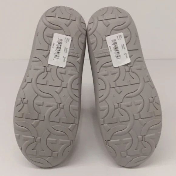 Salvatore Ferragamo Ferragamo Men's Gancini Detail Light Grey Rain Boots - Sz 7 Size US 7 / EU 40 - 12 Thumbnail