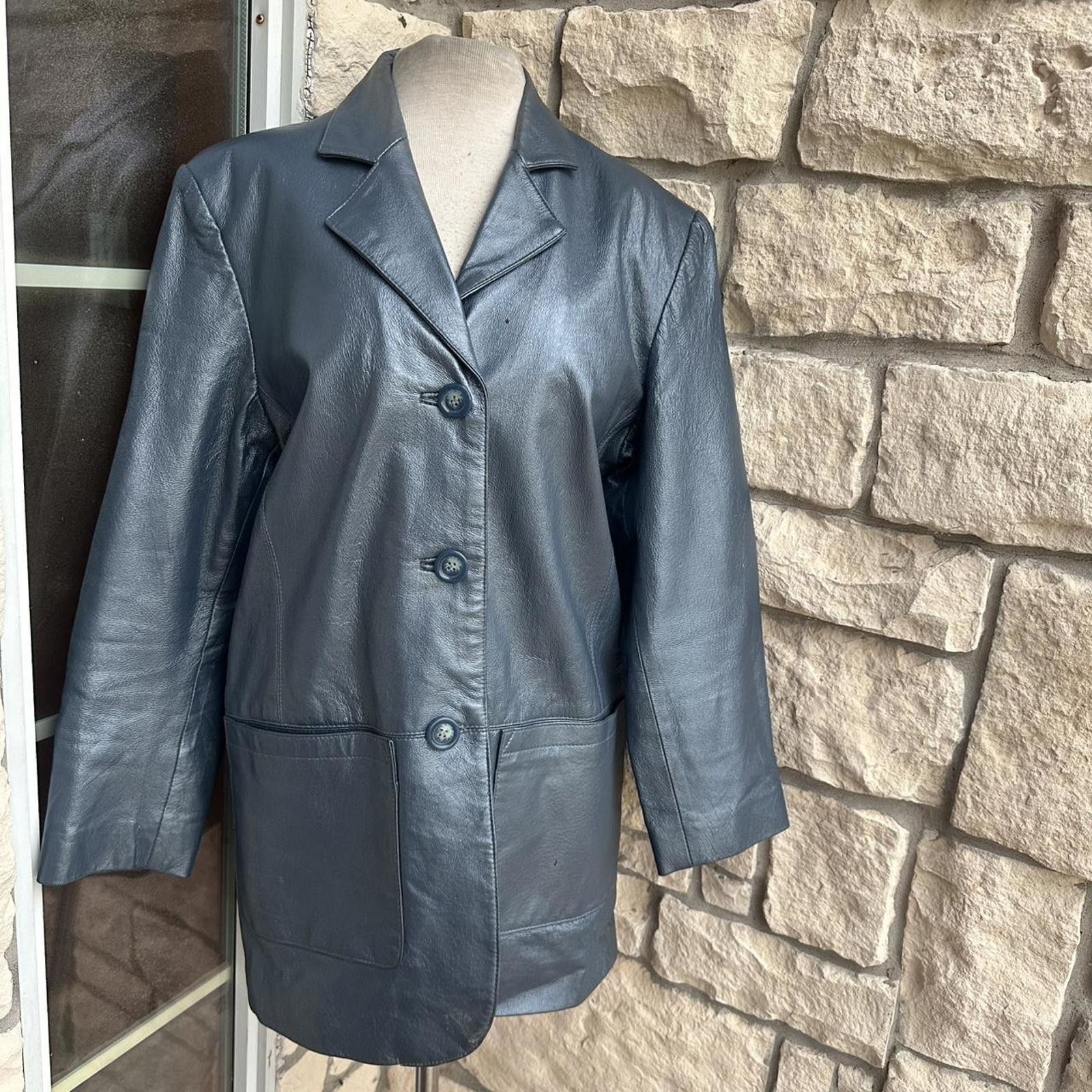 Other Vintage leather jacket small Size S / US 4 / IT 40 - 1 Thumbnail