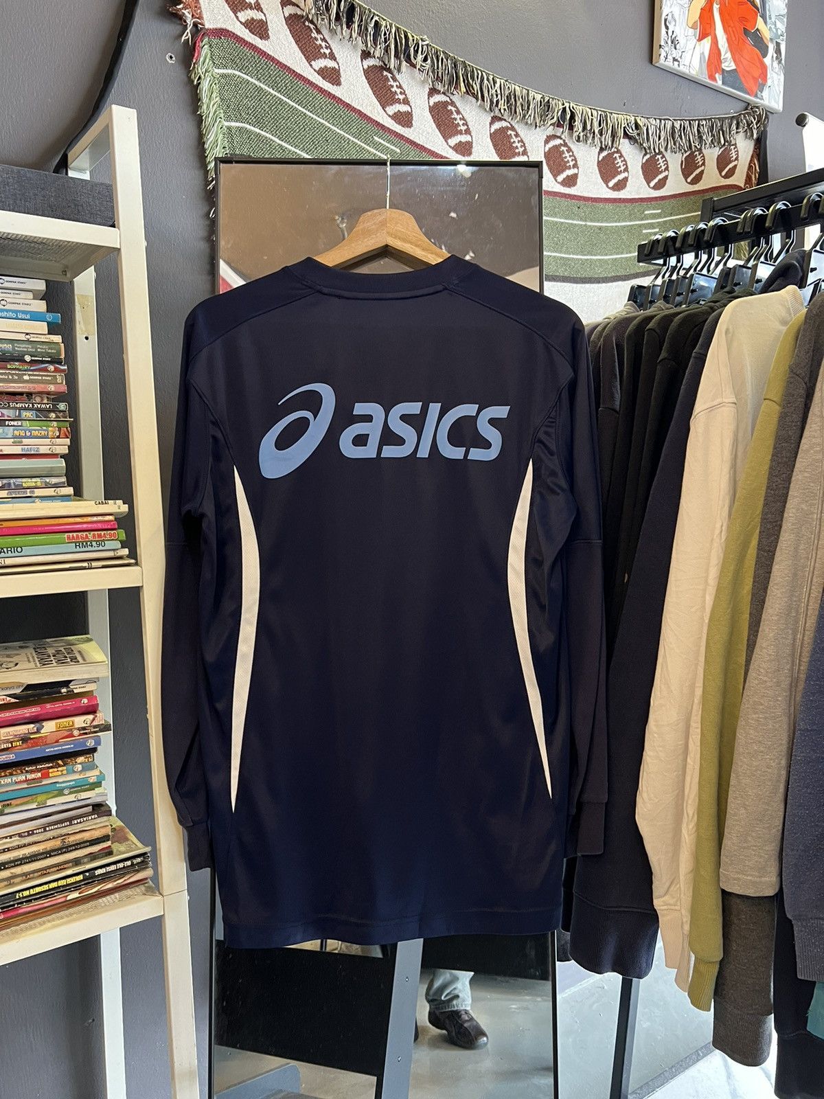 Asics × Vintage Asics Longsleeves Jersey Size US M / EU 48-50 / 2 - 1 Thumbnail