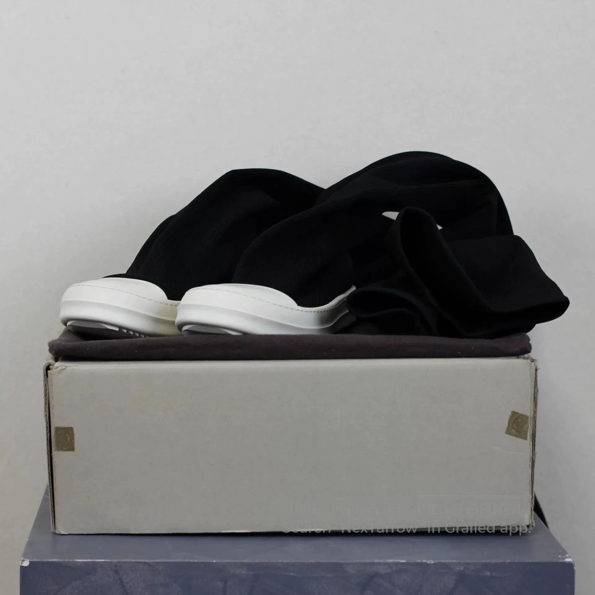 Rick Owens Drkshdw Rick Owens DRKSHDW Cotton Knee Boots. Size US 6 / IT 36 - 1 Thumbnail