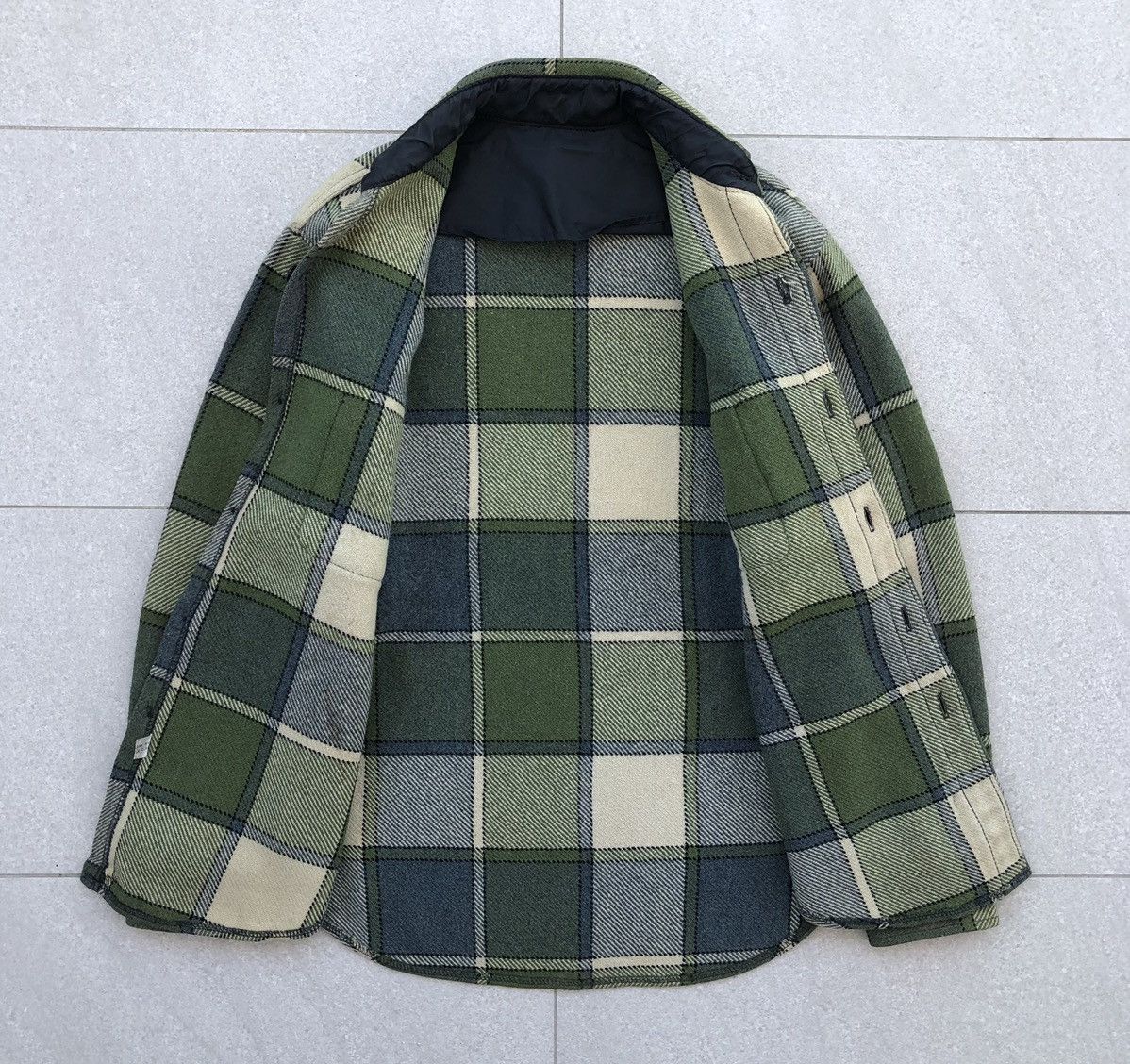 JCPenney Vintage 60s-70s JcPennys Towncraft Melton Wool Heavy Flannel Size US S / EU 44-46 / 1 - 2 Thumbnail