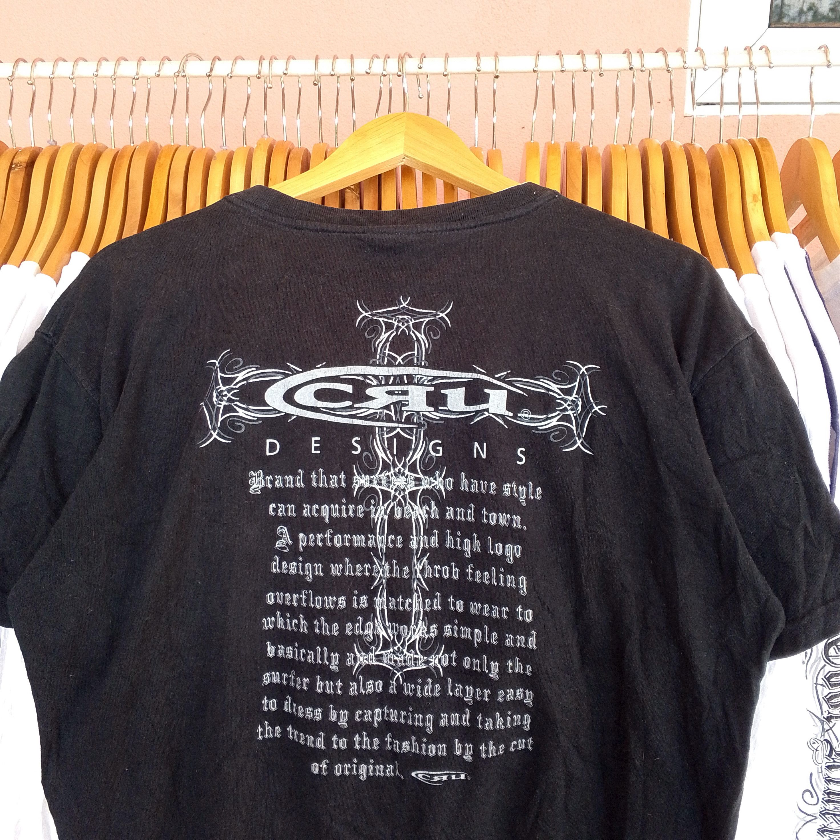 If Six Was Nine 2000s Cru Design Cross Layered Vkei Tee affliction lgb style Size US L / EU 52-54 / 3 - 7 Thumbnail