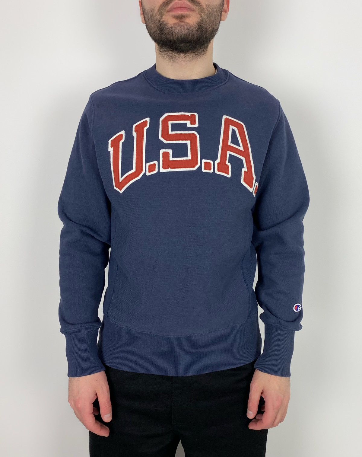 Champion × USA Olympics New! Champion U.S.A Reverse Weave Sweatshirt Size US S / EU 44-46 / 1 - 1 Thumbnail