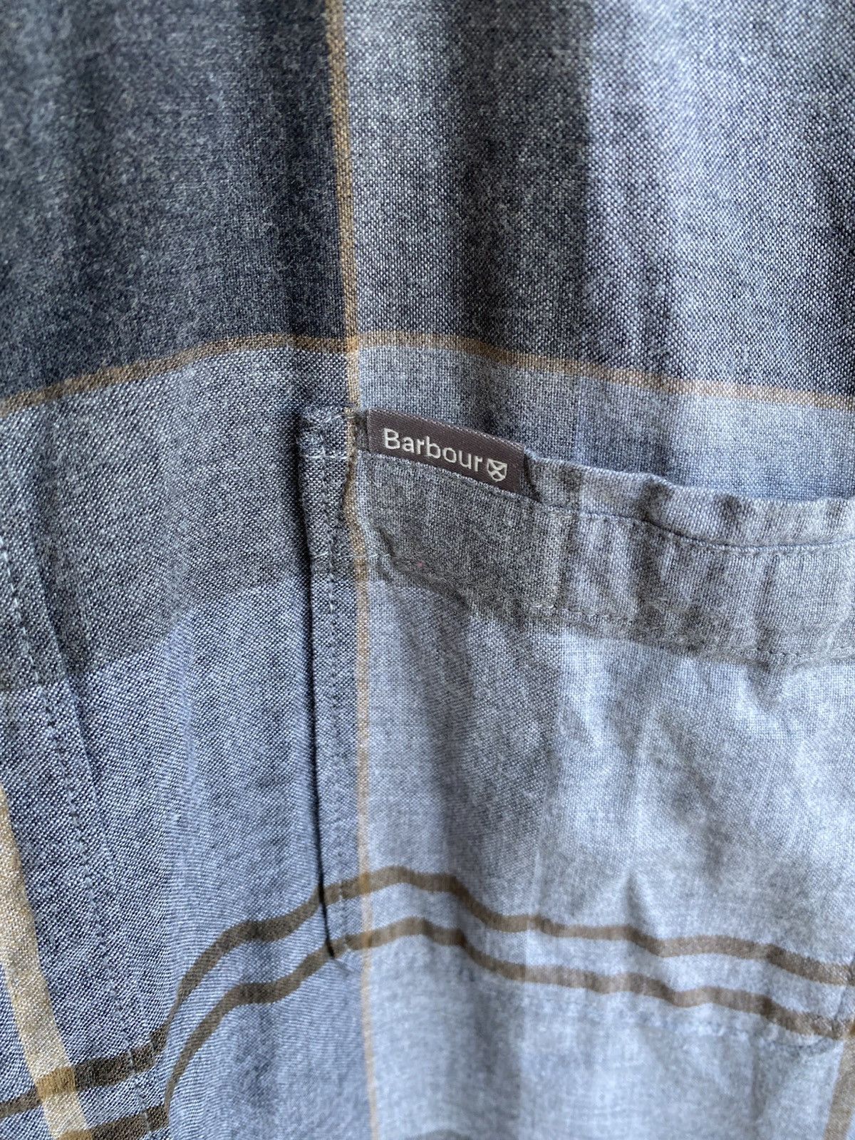 Barbour Barbour Grey Button-Up Shirt / Classic British Style Size US M / EU 48-50 / 2 - 3 Thumbnail