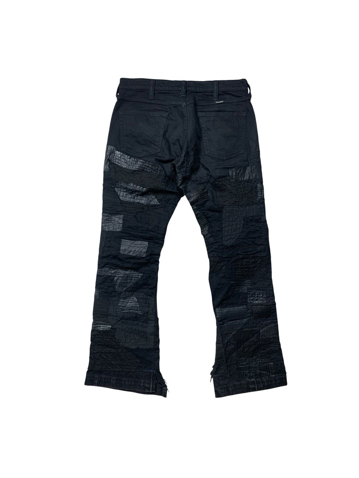 Wrangler Wrangler Flare Distressed pacth work denim Size US 32 / EU 48 - 2 Thumbnail