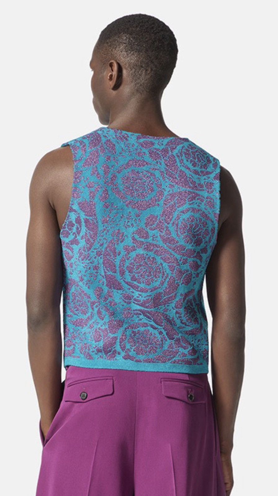 Barocco silhouettes sweater vest.size48