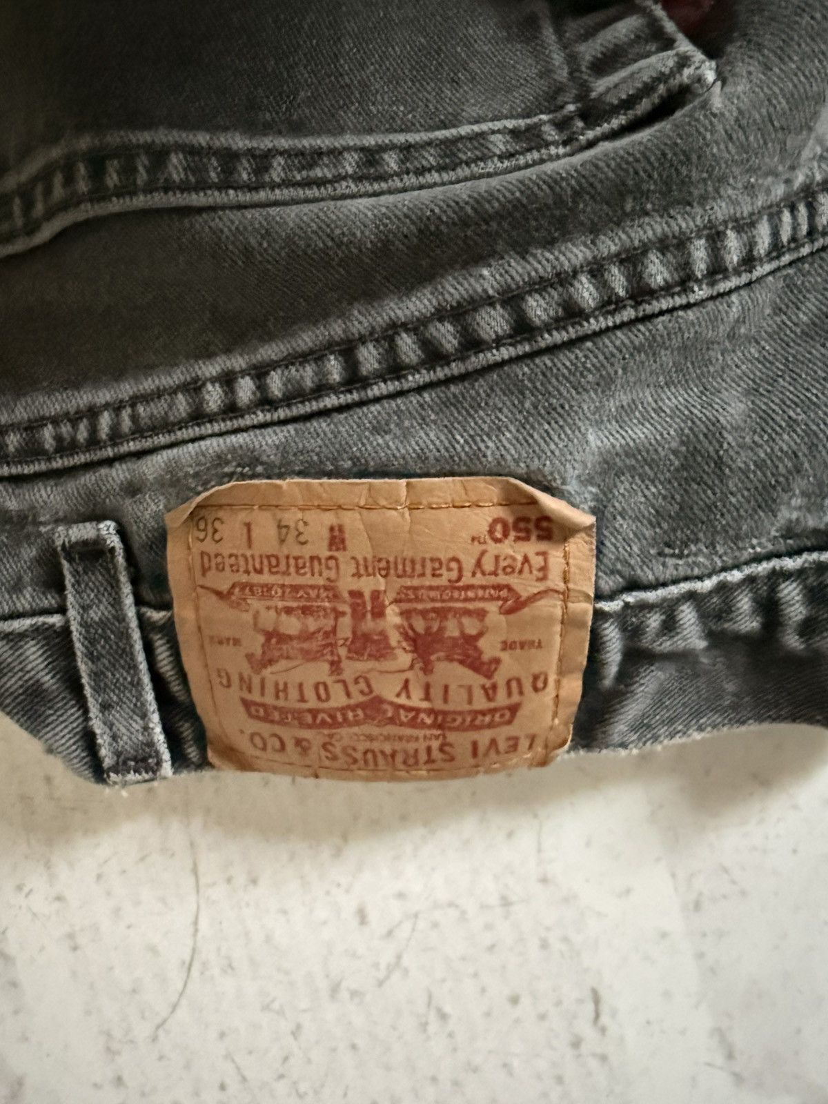 Levi's Black Levis 550s Size US 34 / EU 50 - 6 Thumbnail