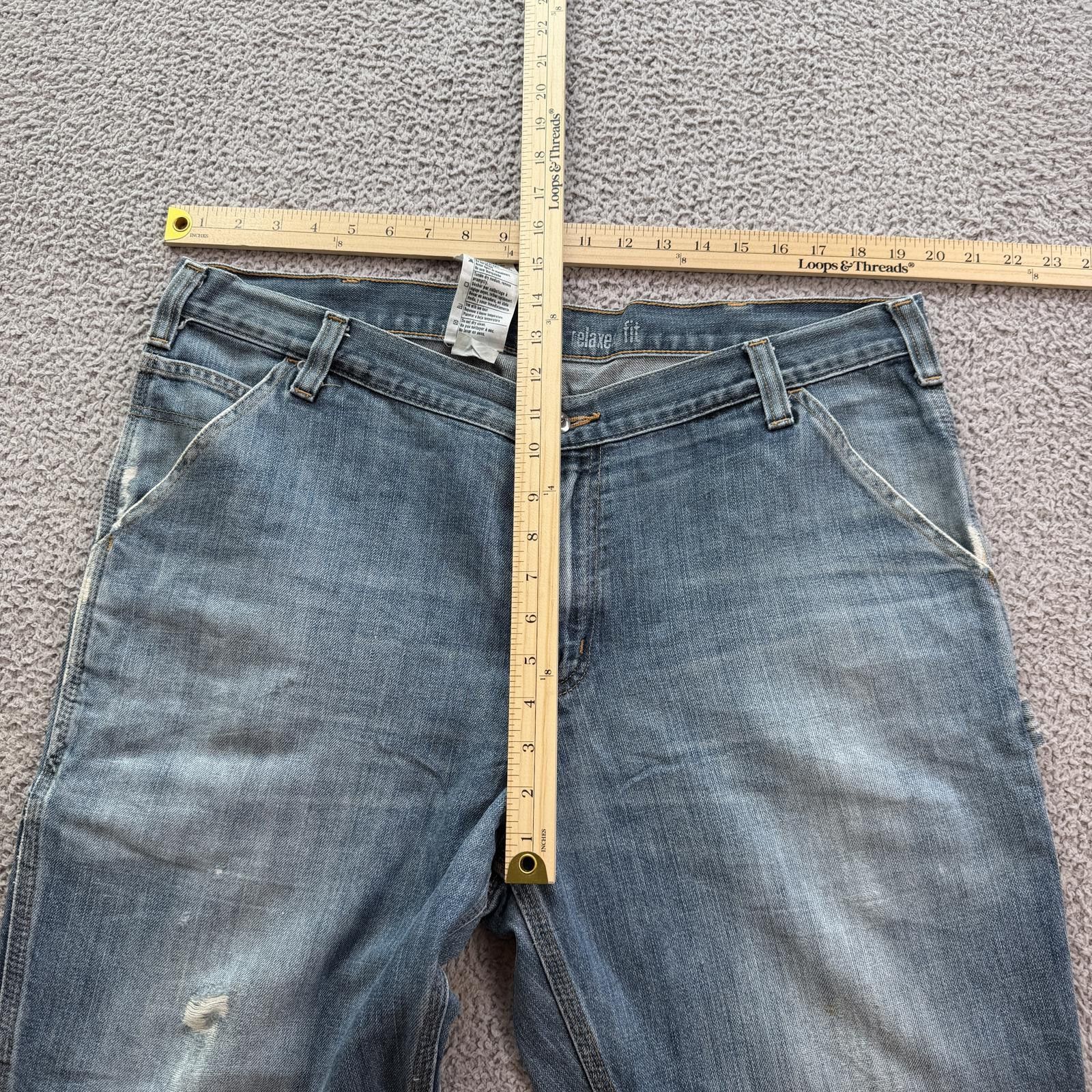 Carhartt Carhartt Relaxed Fit Carpenter Jeans 38x30 Distressed Faded Size US 38 / EU 54 - 3 Thumbnail