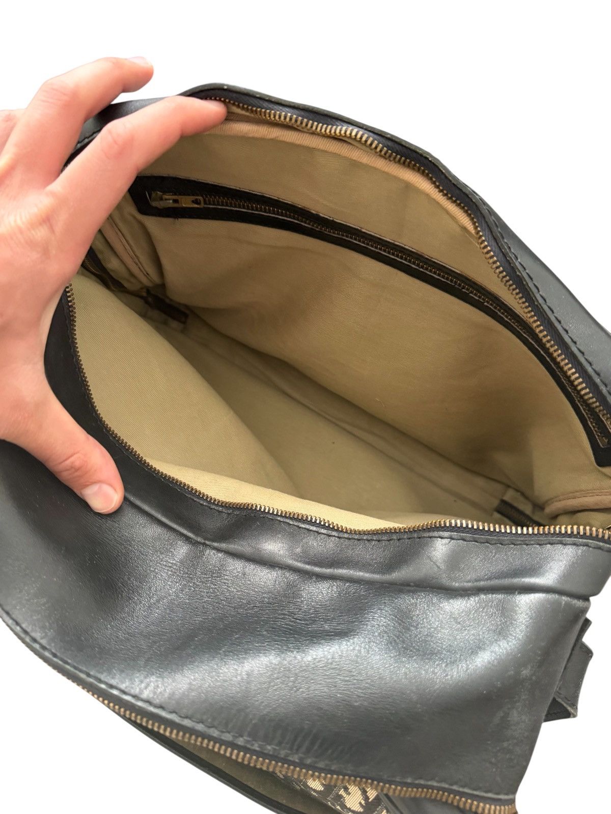 Dior Vintage Dior Oblique Monogram Travel Bag Size ONE SIZE - 15 Thumbnail