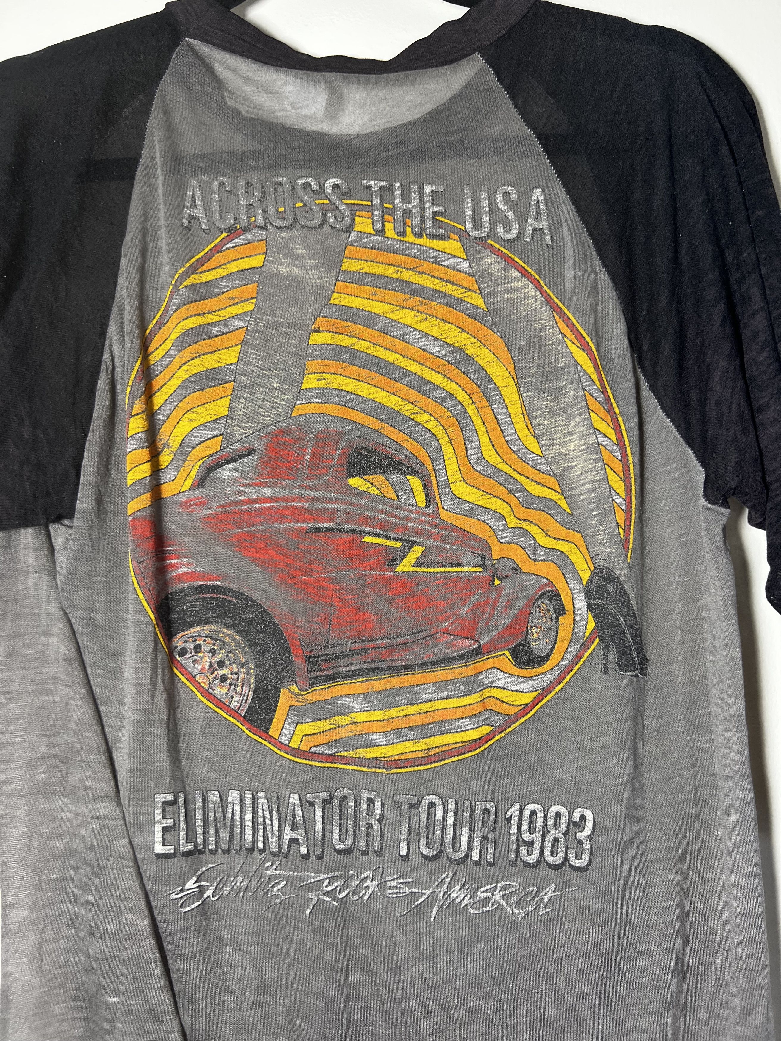 Vintage Vintage 1983 ZZ Top Eliminator Concert Tour Ragland Size US M / EU 48-50 / 2 - 6 Thumbnail