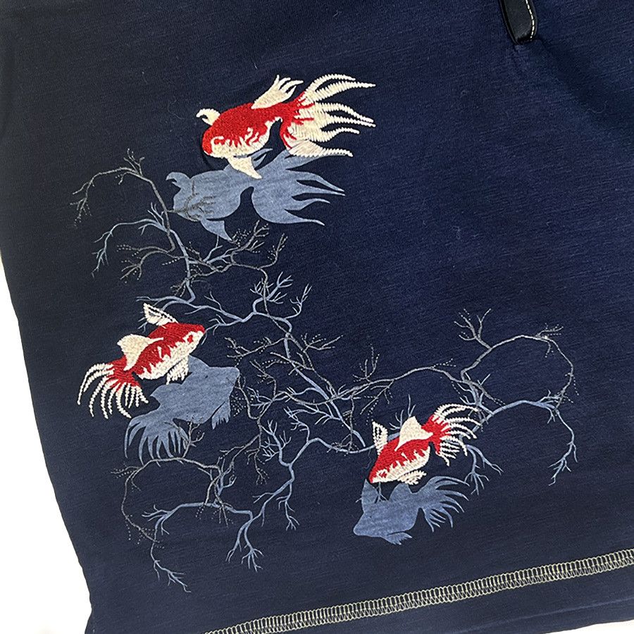 Takeo Kikuchi Takeo Kikuchi Vintage Embroidered Fish Tank Top from Japan Size US S / EU 44-46 / 1 - 4 Thumbnail