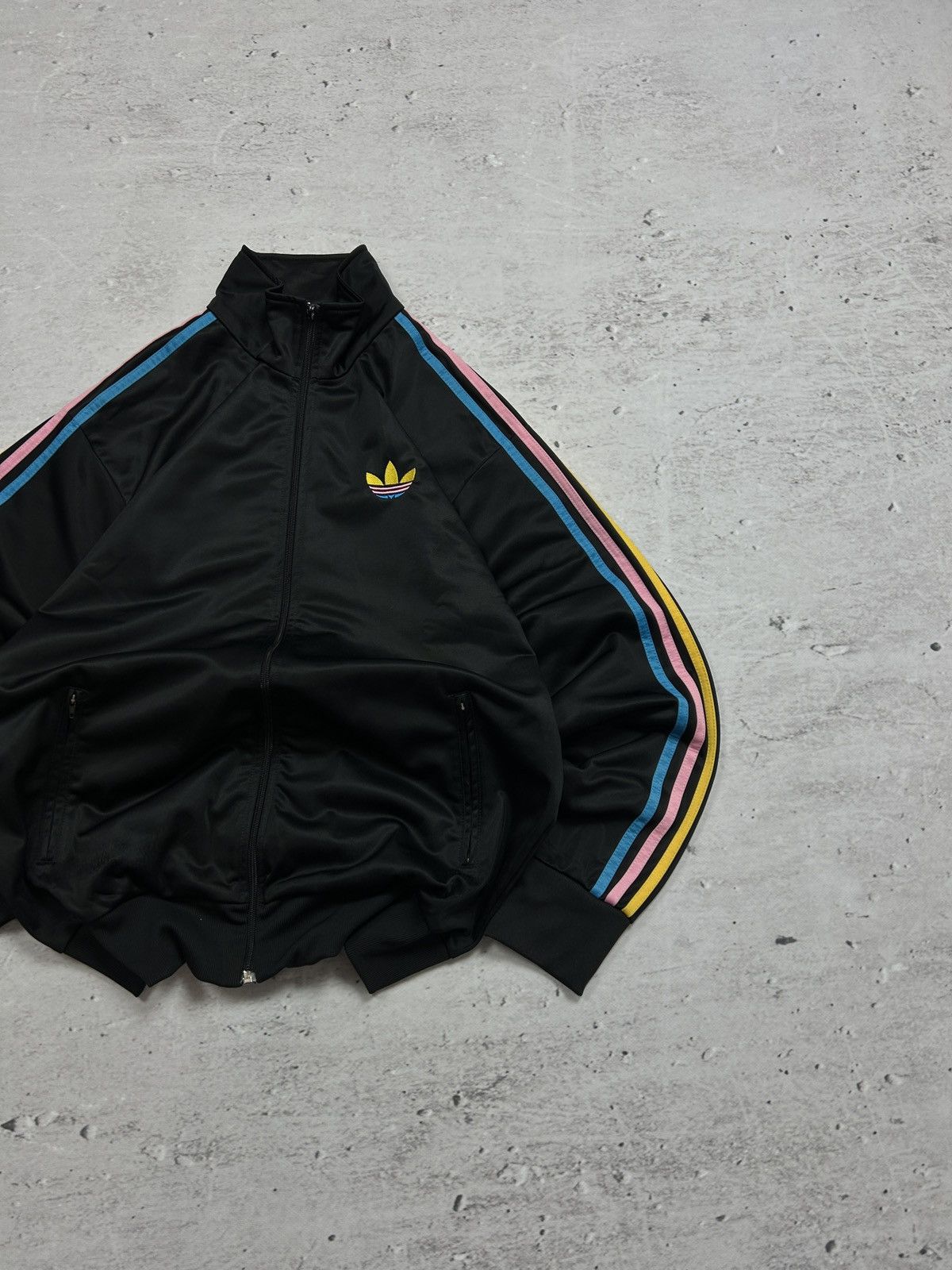 Adidas 💥Y2k Vintage Adidas 3-Stripes Rasta Bob Marley Track Javket💥 Size US XL / EU 56 / 4 - 3 Thumbnail