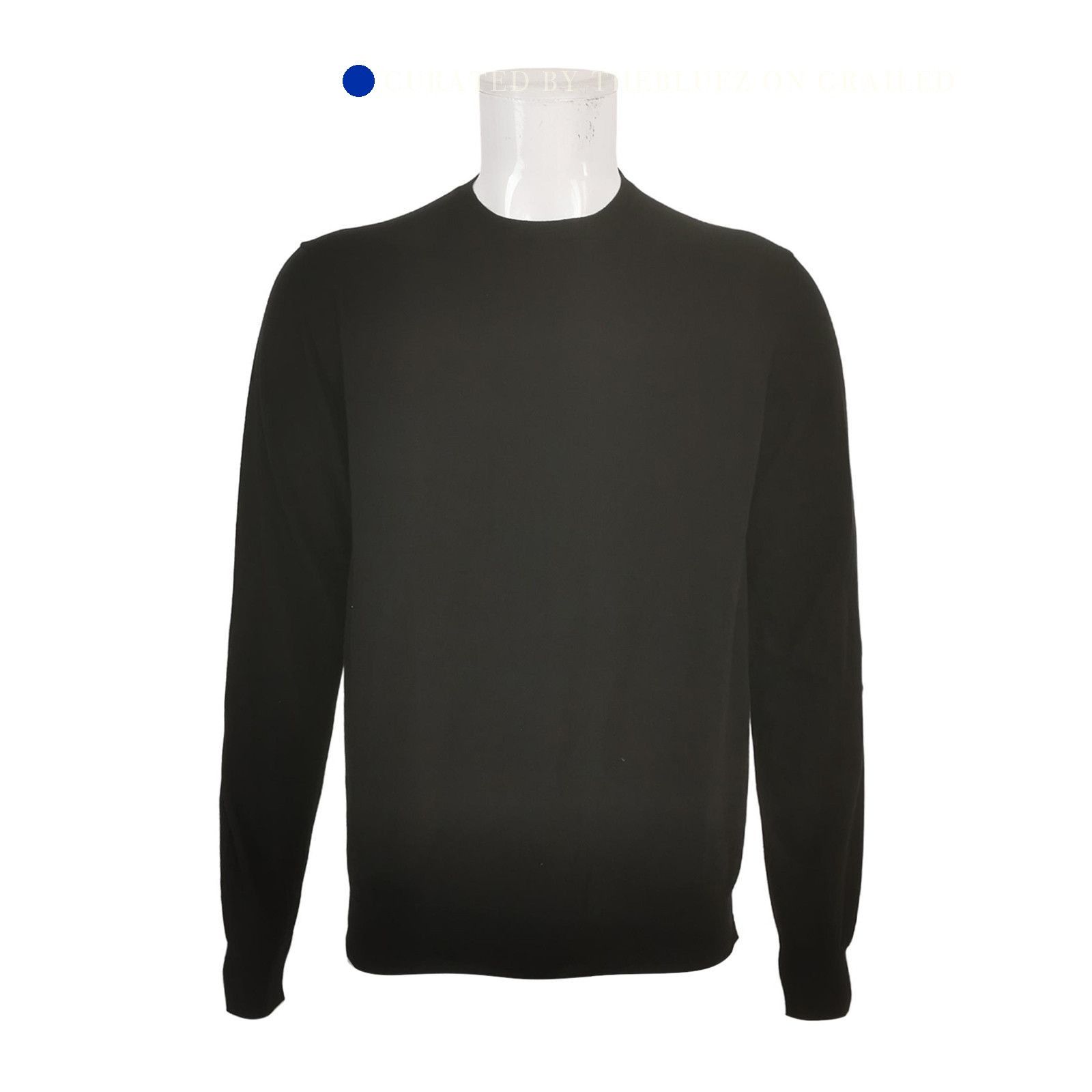 Prada Classic Crew Neck Cotton Sweater Size US M / EU 48-50 / 2 - 1 Thumbnail